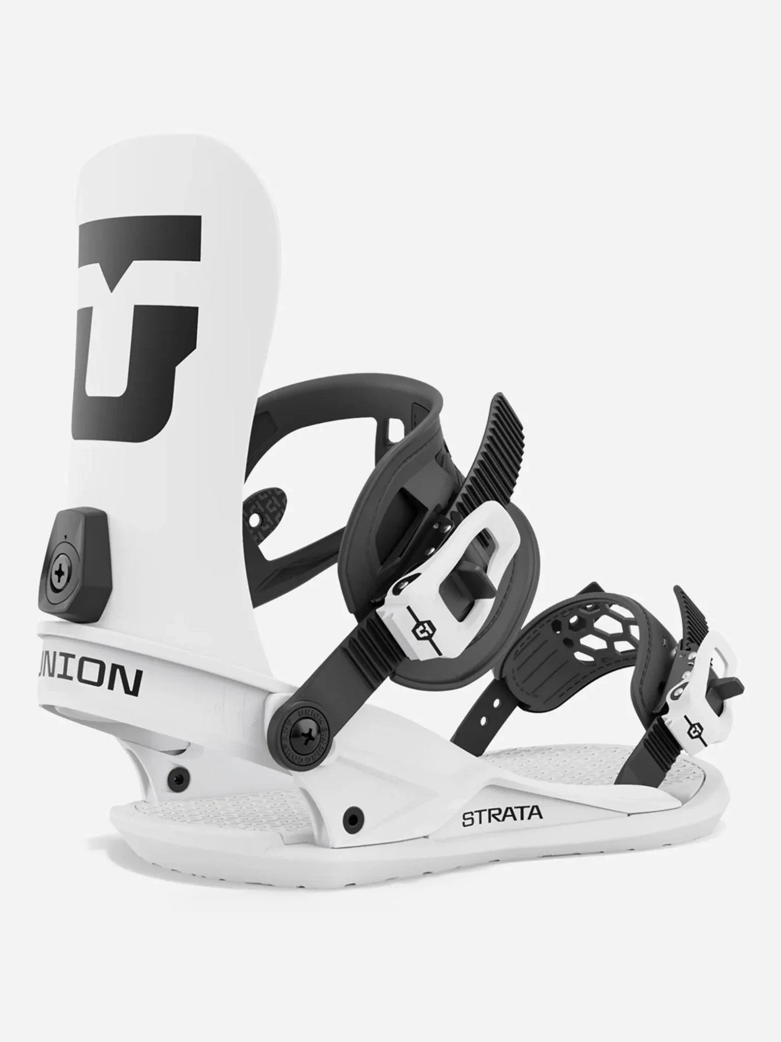 Union Strata Snowboard Bindings - White - Medium