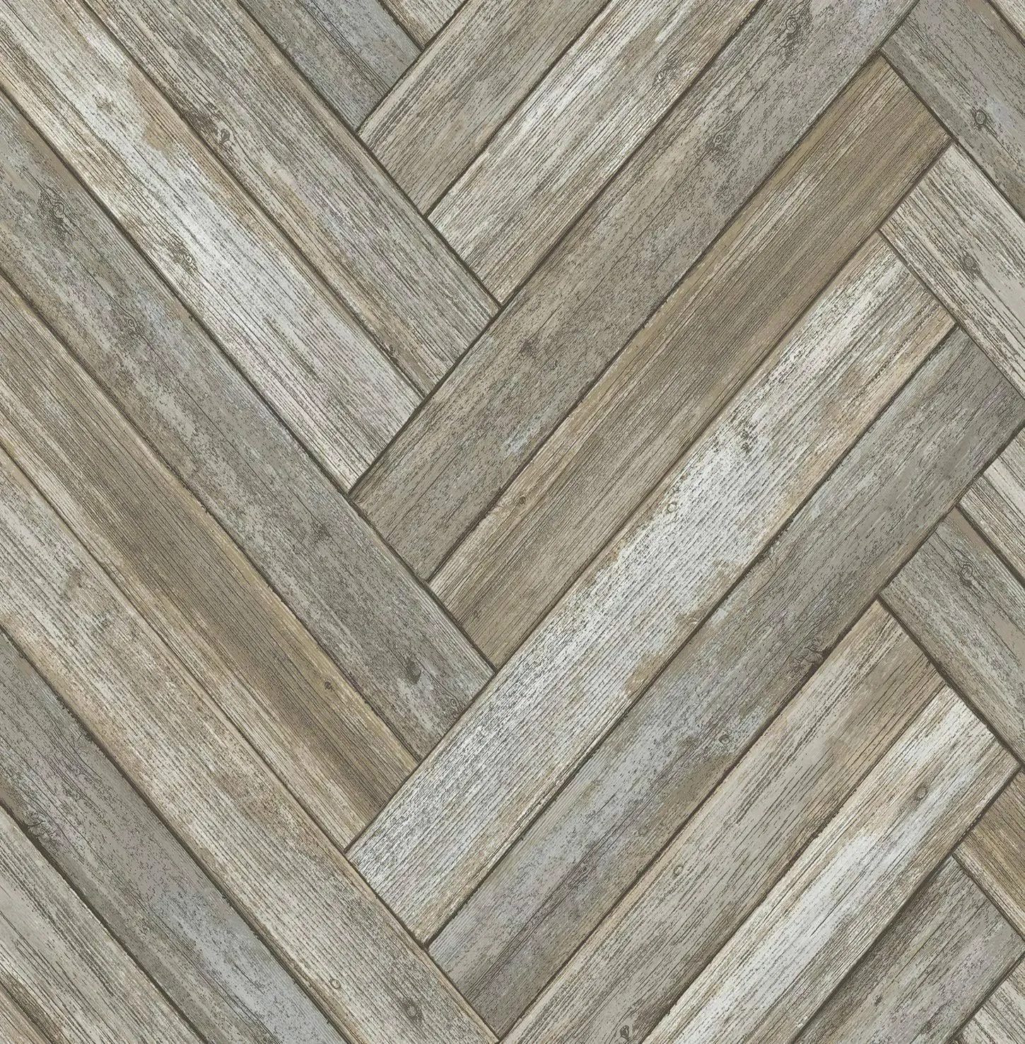 NextWall Chevron Wood Peel and Stick Wallpaper