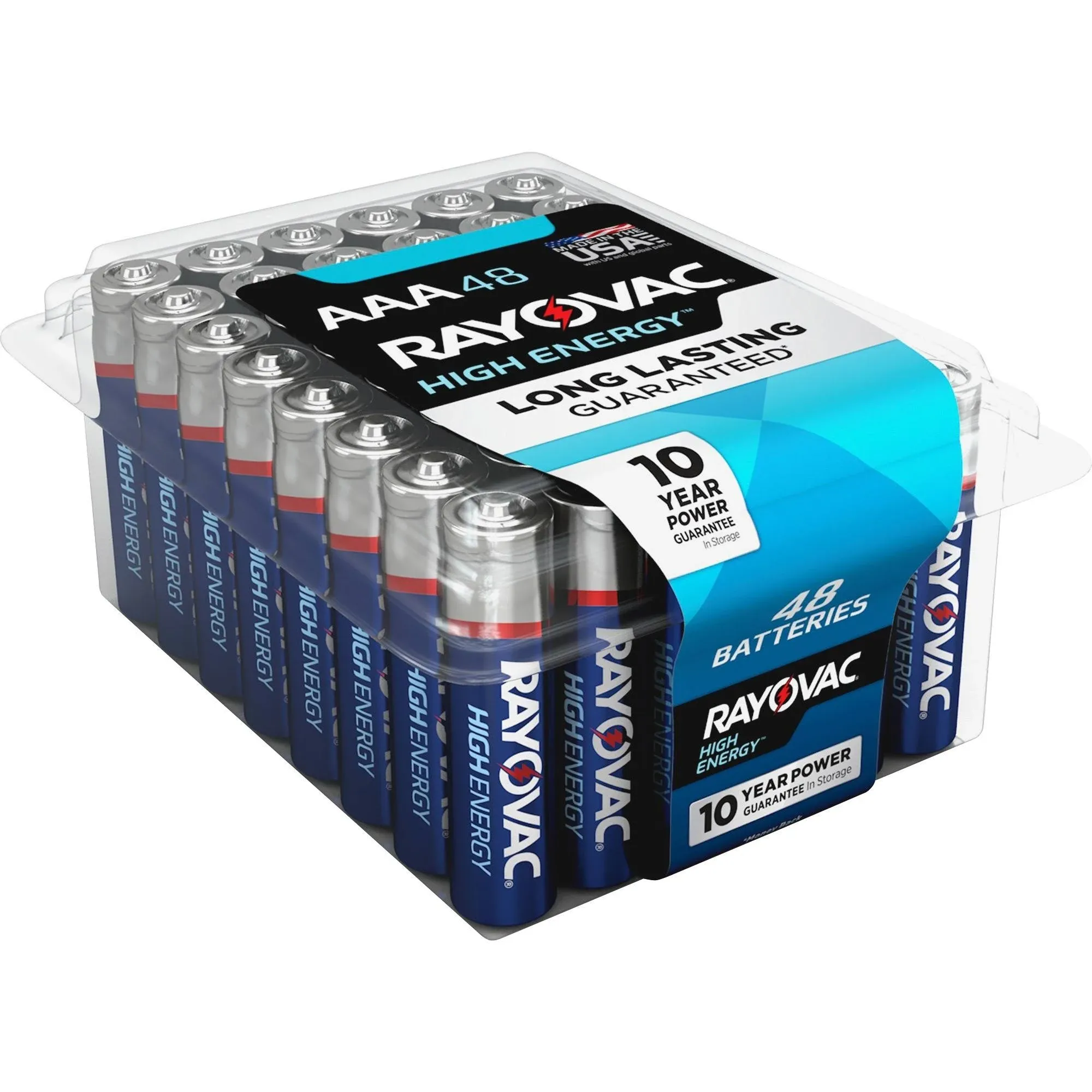 Rayovac Alkaline AAA Batteries, 48/Pack