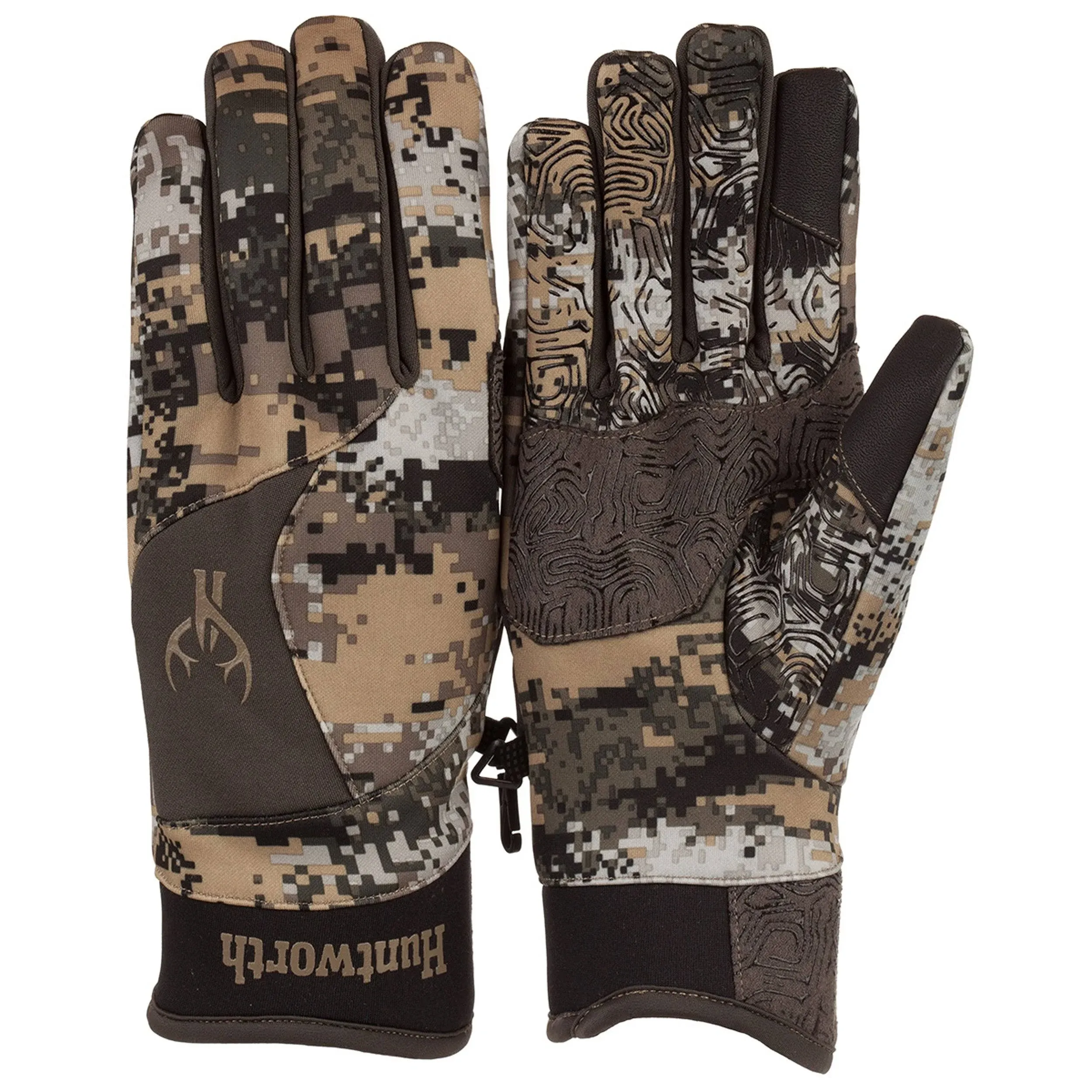 Huntworth Men's Stealth Hunting Gloves, Medium, Disruption