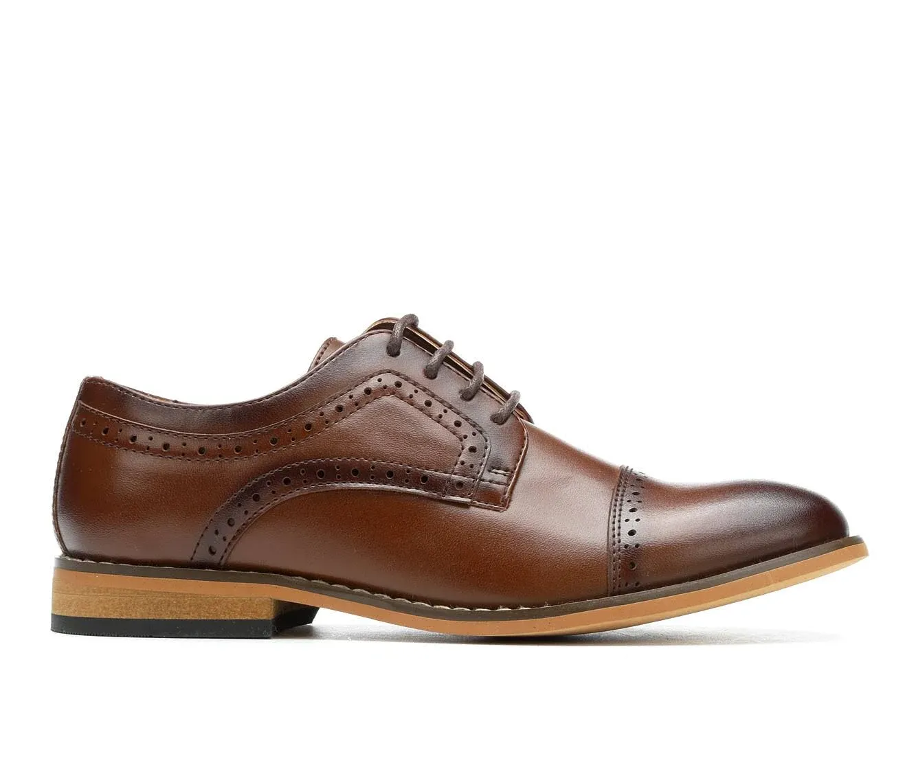 Stacy Adams Dickinson Oxford Shoes Boys Size 6M  Brown