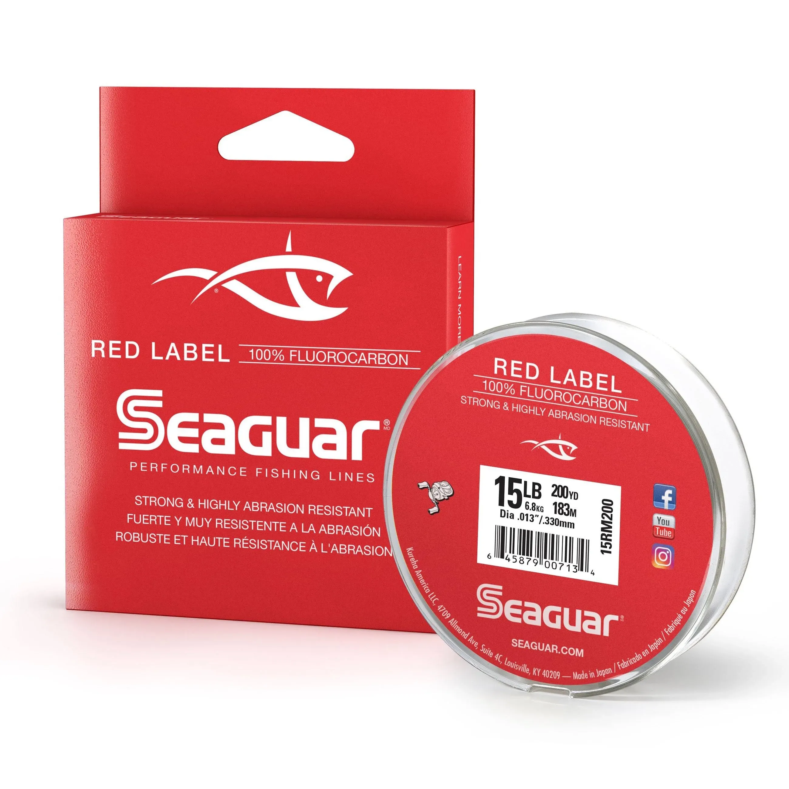 Seaguar Red Label Fluorocarbon Line 12 lb.