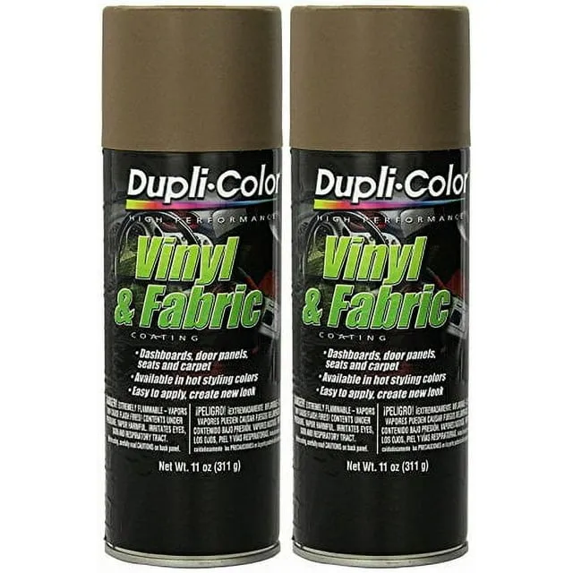 Dupli-Color HVP113 Vinyl and Fabric Coating Spray Paint - Medium Beige - 11 oz Aerosol Can