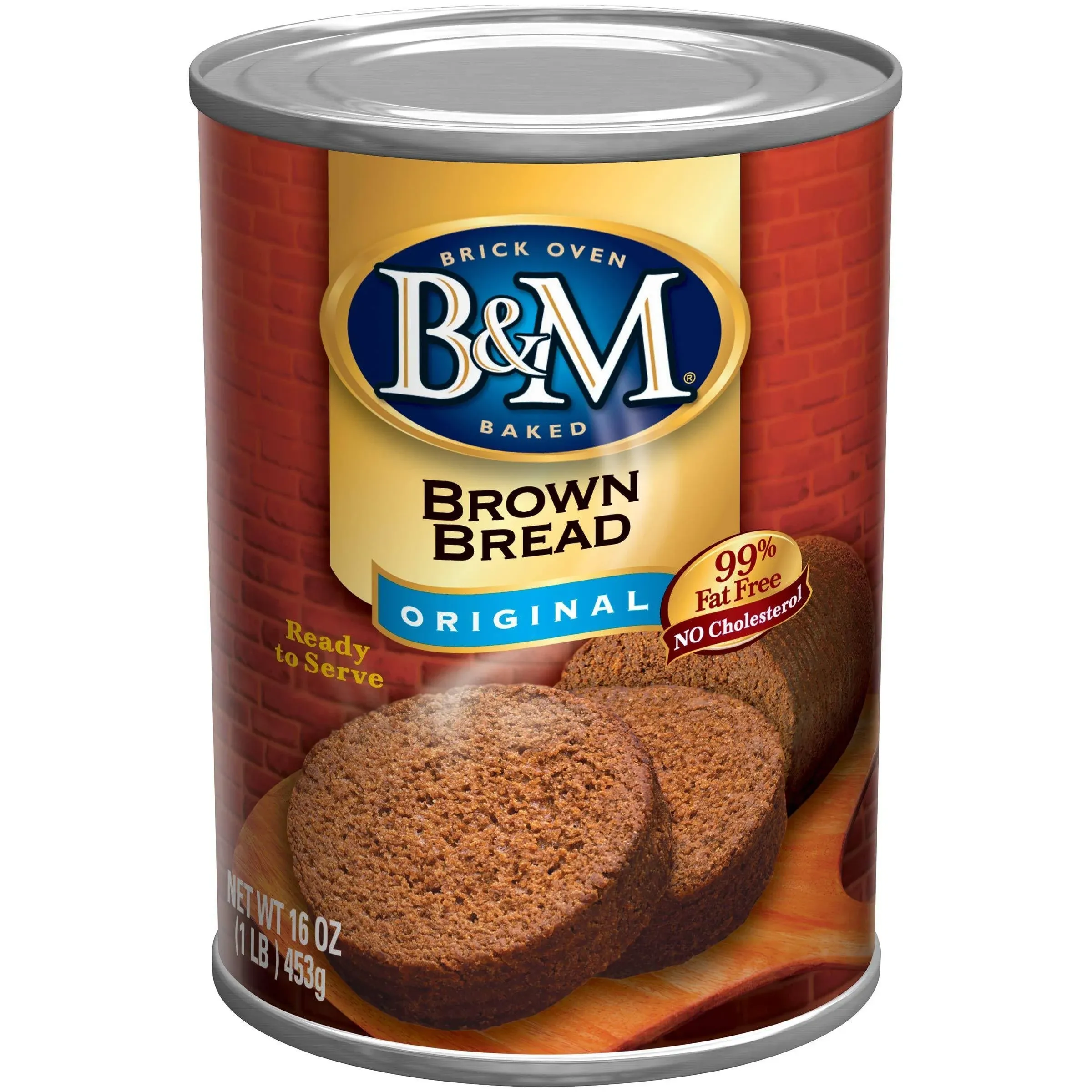 B & M Brown Bread, Original, 16 Ounce (Pack of 12)