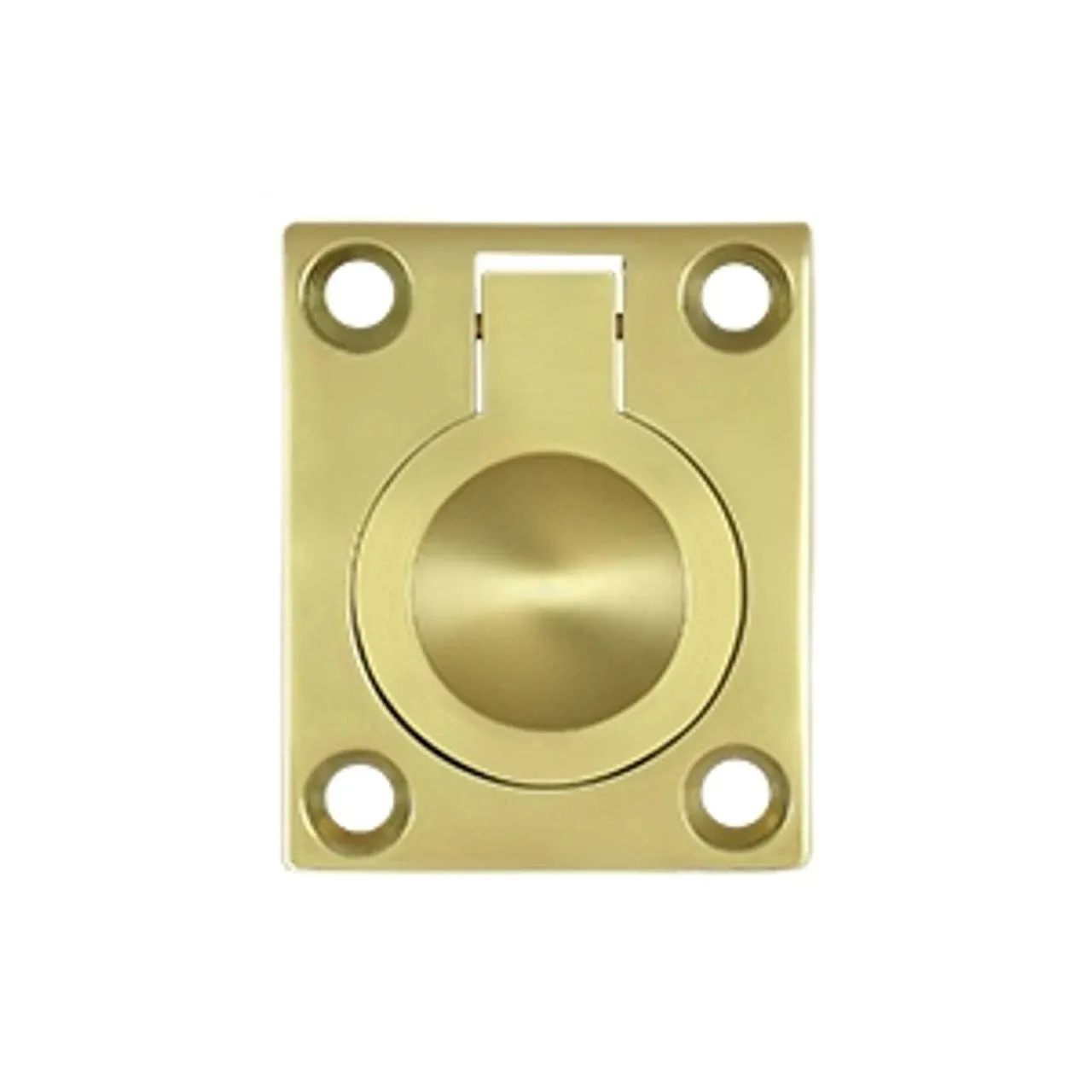 Deltana FRP175U3 Polished Brass Flush Pull Ring