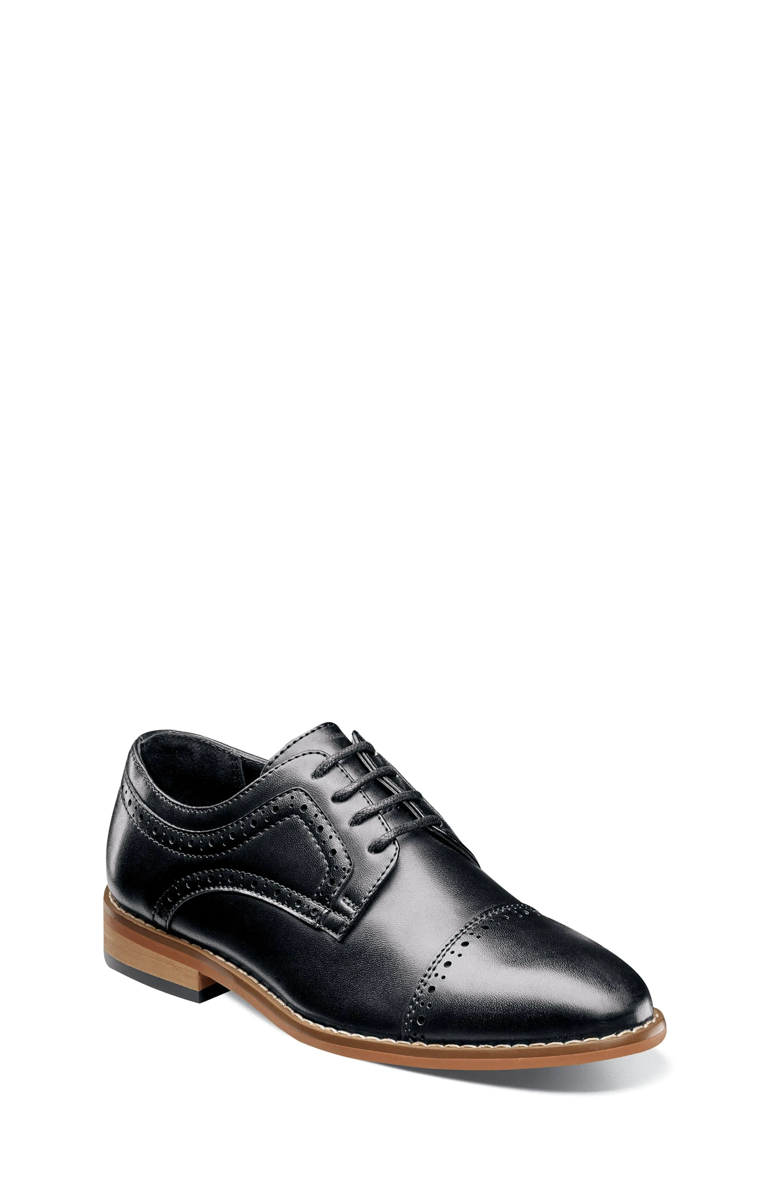 STACY ADAMS Unisex-Child Dickinson Cap-Toe Oxford