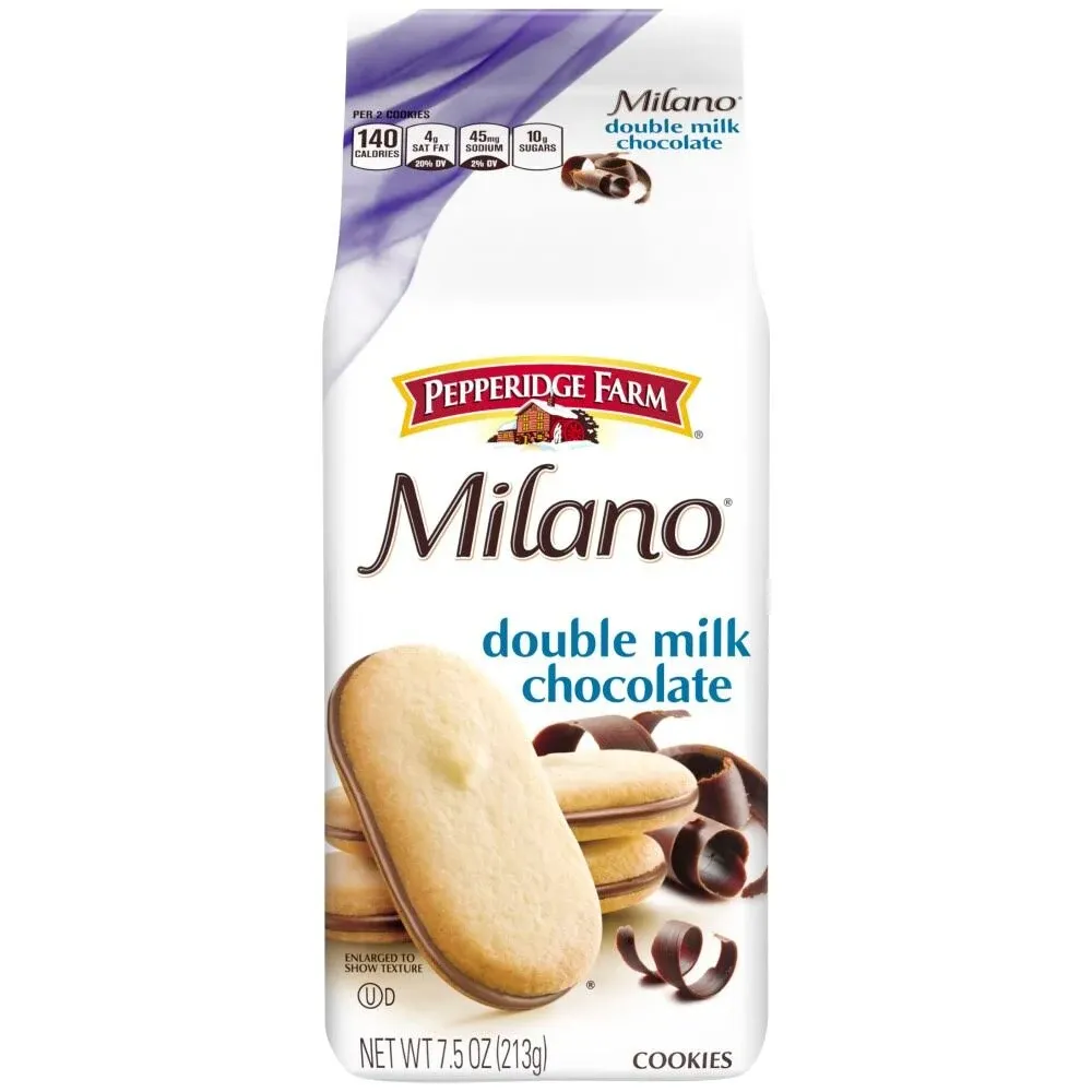 Pepperidge Farm Milano Double Milk Chocolate Cookies 3 Count / 7.5 oz