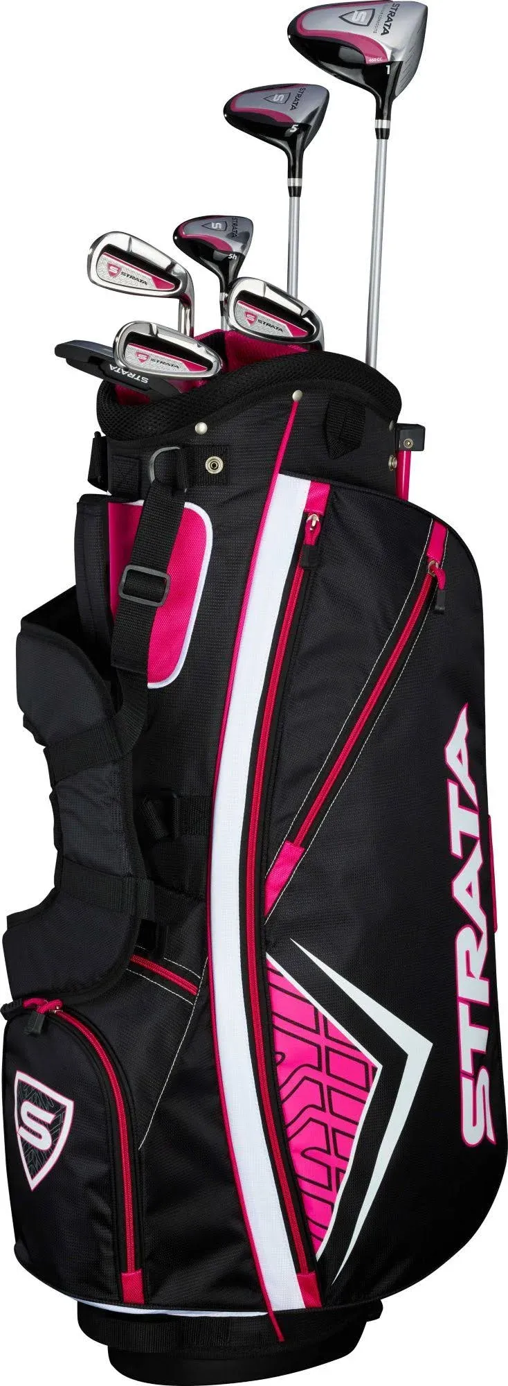 Callaway Golf Women's Strata '19 Complete 11-Piece Graphite Golf Club Set with Bag, Left Handed