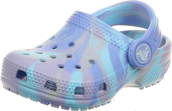 Crocs Kids' Classic Marbled Tie-dye Clog