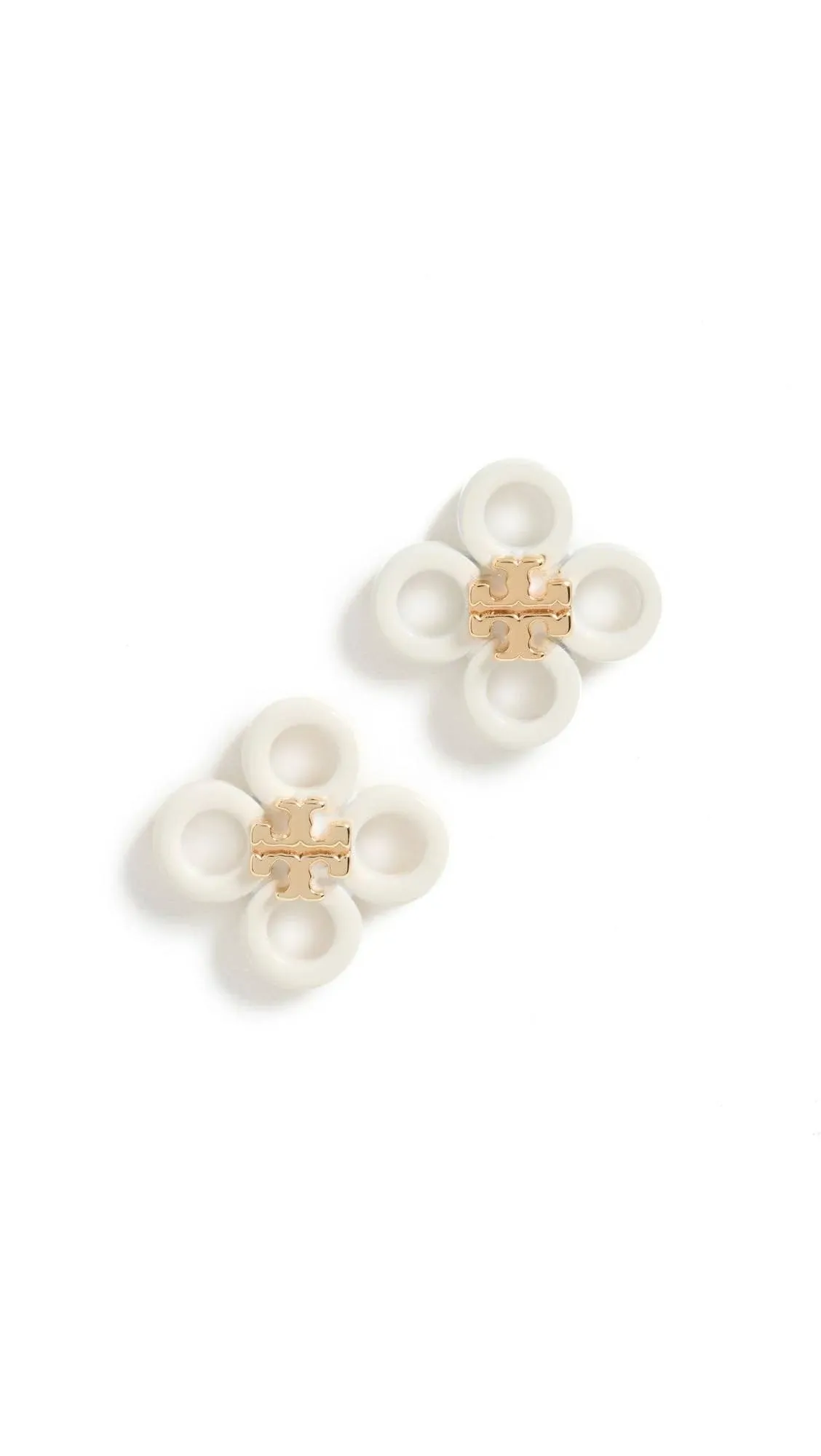 Small Kira Clover Enamel Stud Earring