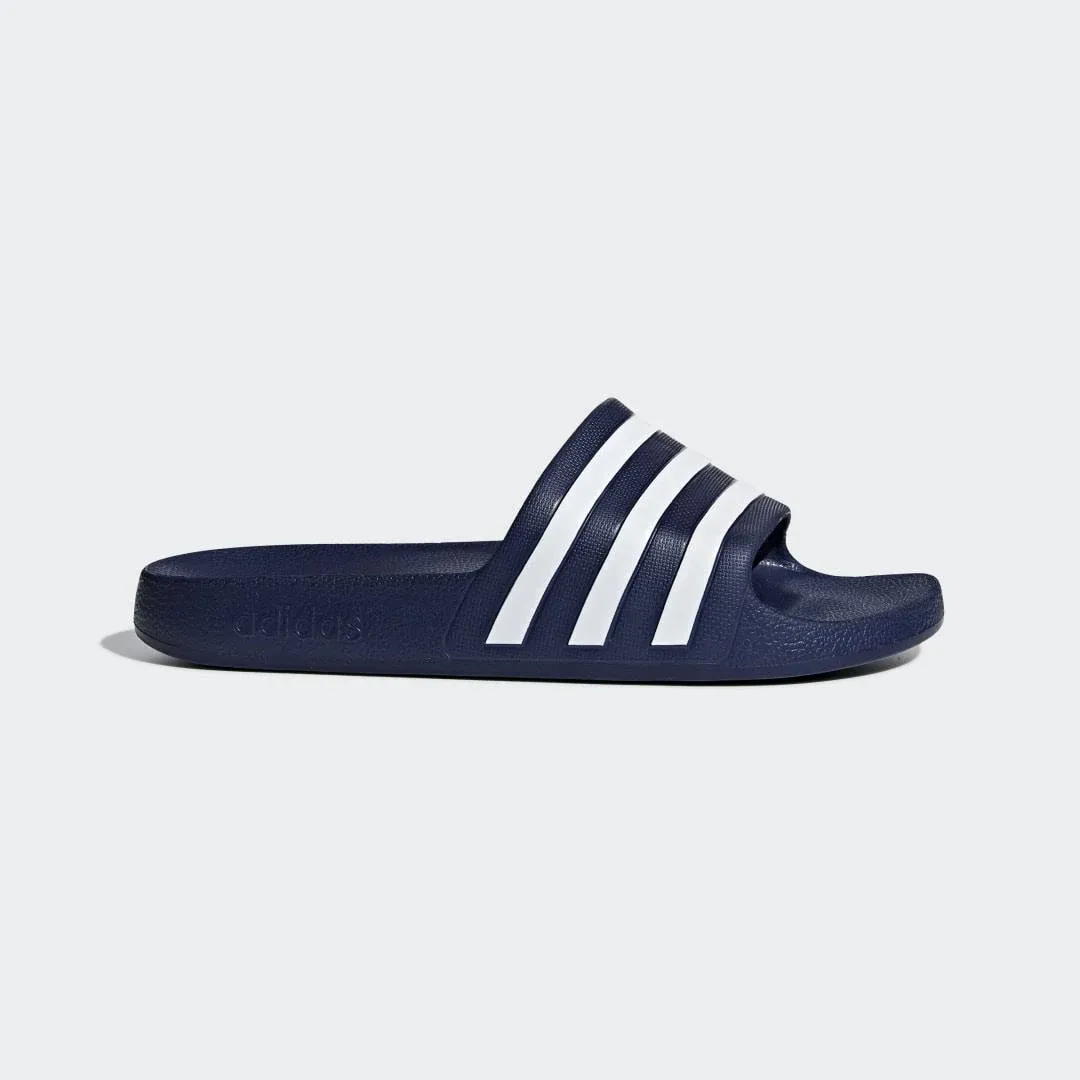 Adidas Adilette Aqua Slides - Blue/White