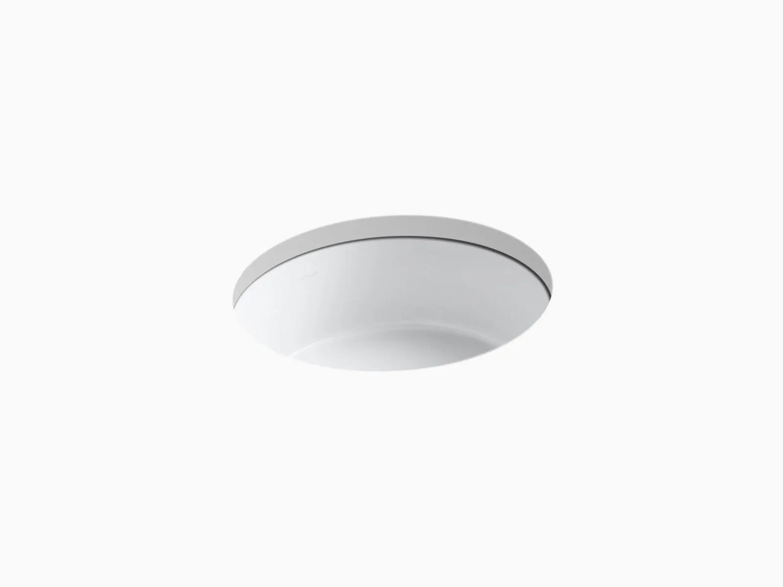 Kohler 2883-0 Verticyl Round Undermount Bathroom Sink - White