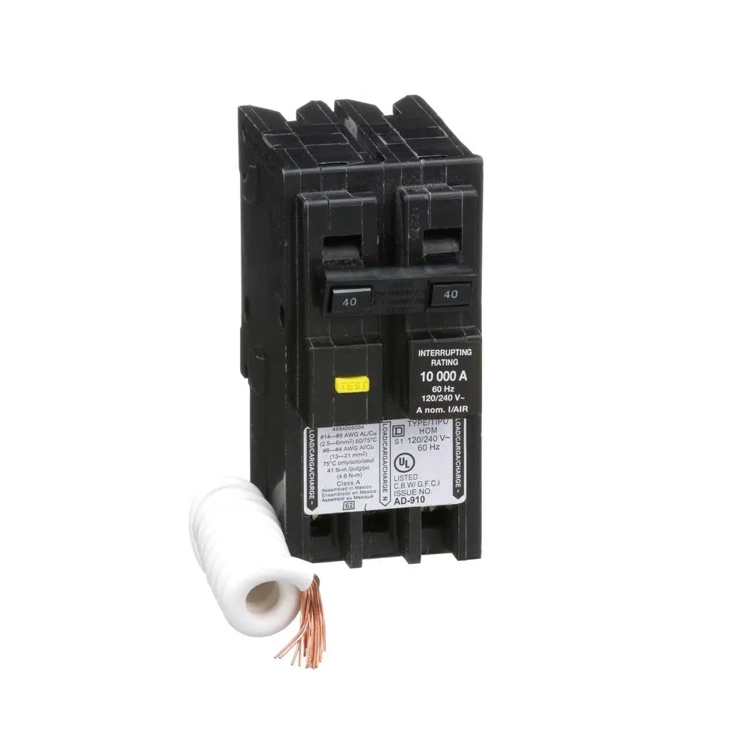 HOM240GFI Square D - New Circuit Breaker