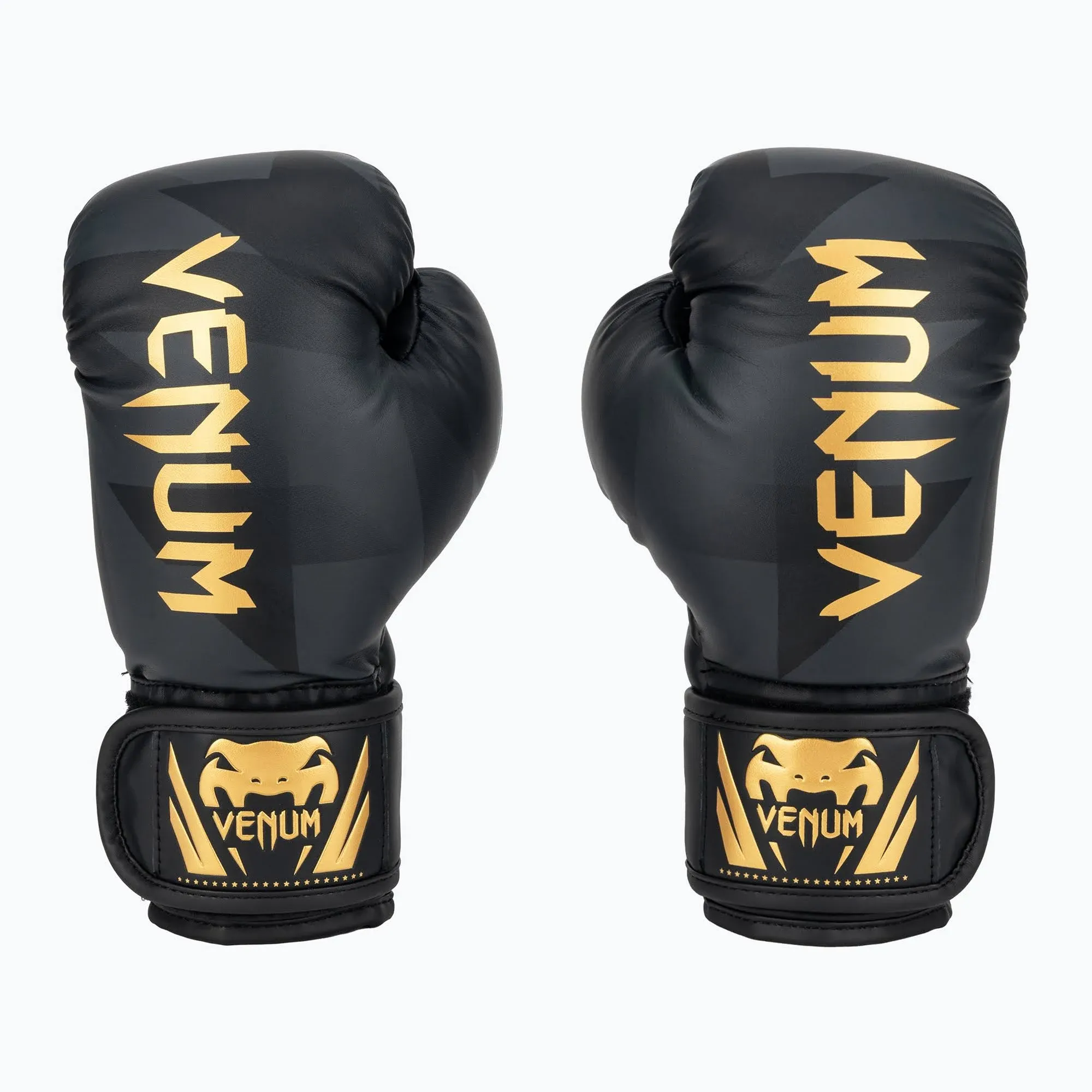 Venum Razor Boxing Gloves - For Kids - Black/Gold - 4 oz - Venum