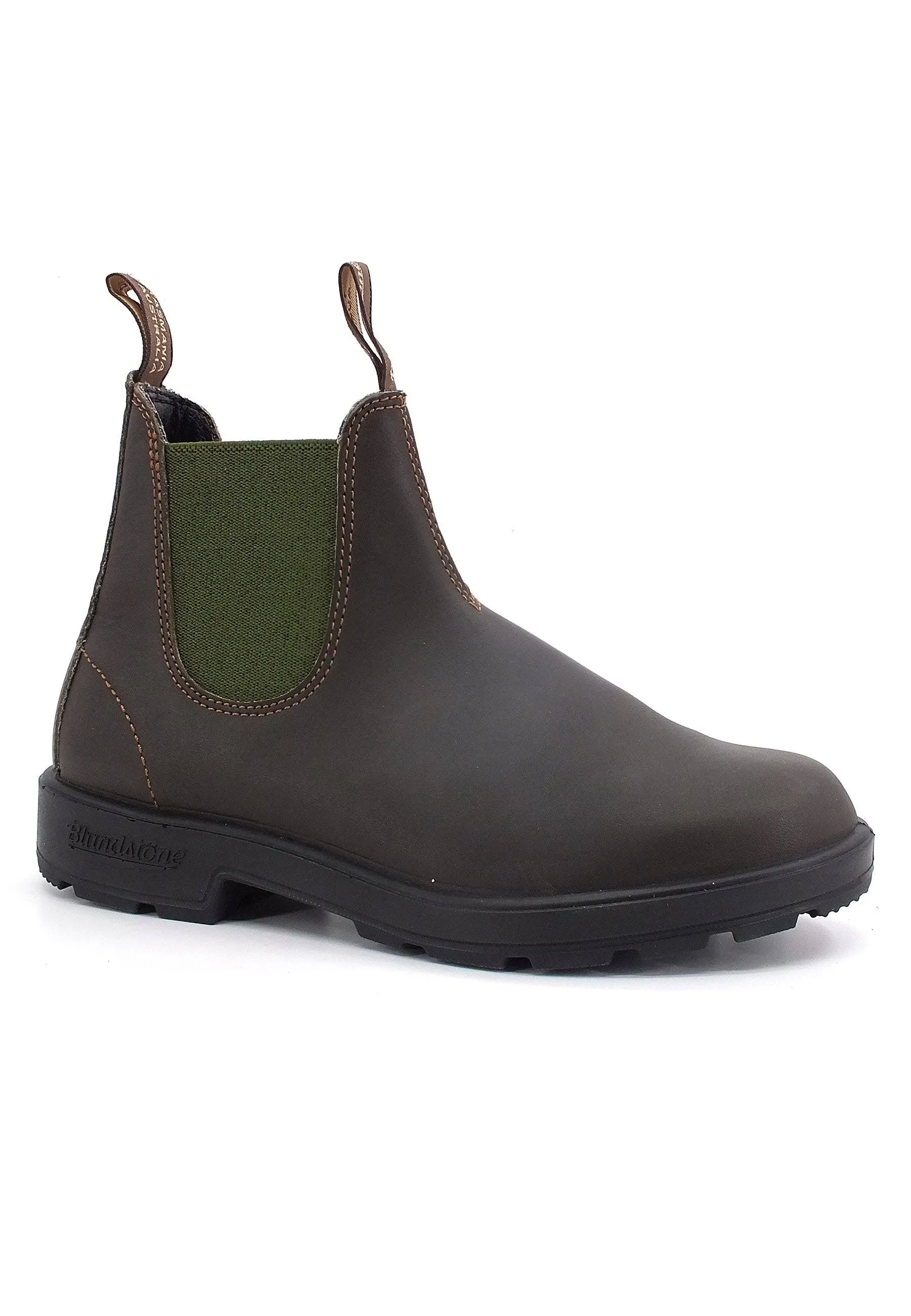 "Blundstone Men's Original 500 Chelsea Boots - Stout Brown/Olive"