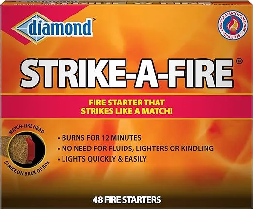 Diamond Strike-A-Fire Starters