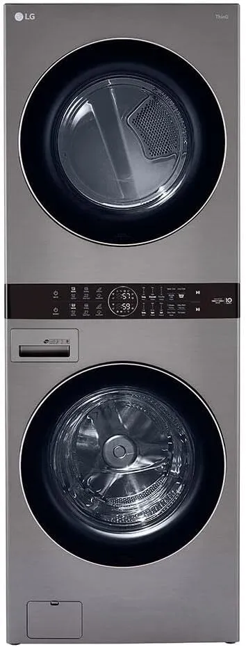 Single Unit Front Load LG WashTower with Center Control 4.5 Cu. ft. Washer and 7.4 Cu. ft. Electric Dryer - WKE100HVA