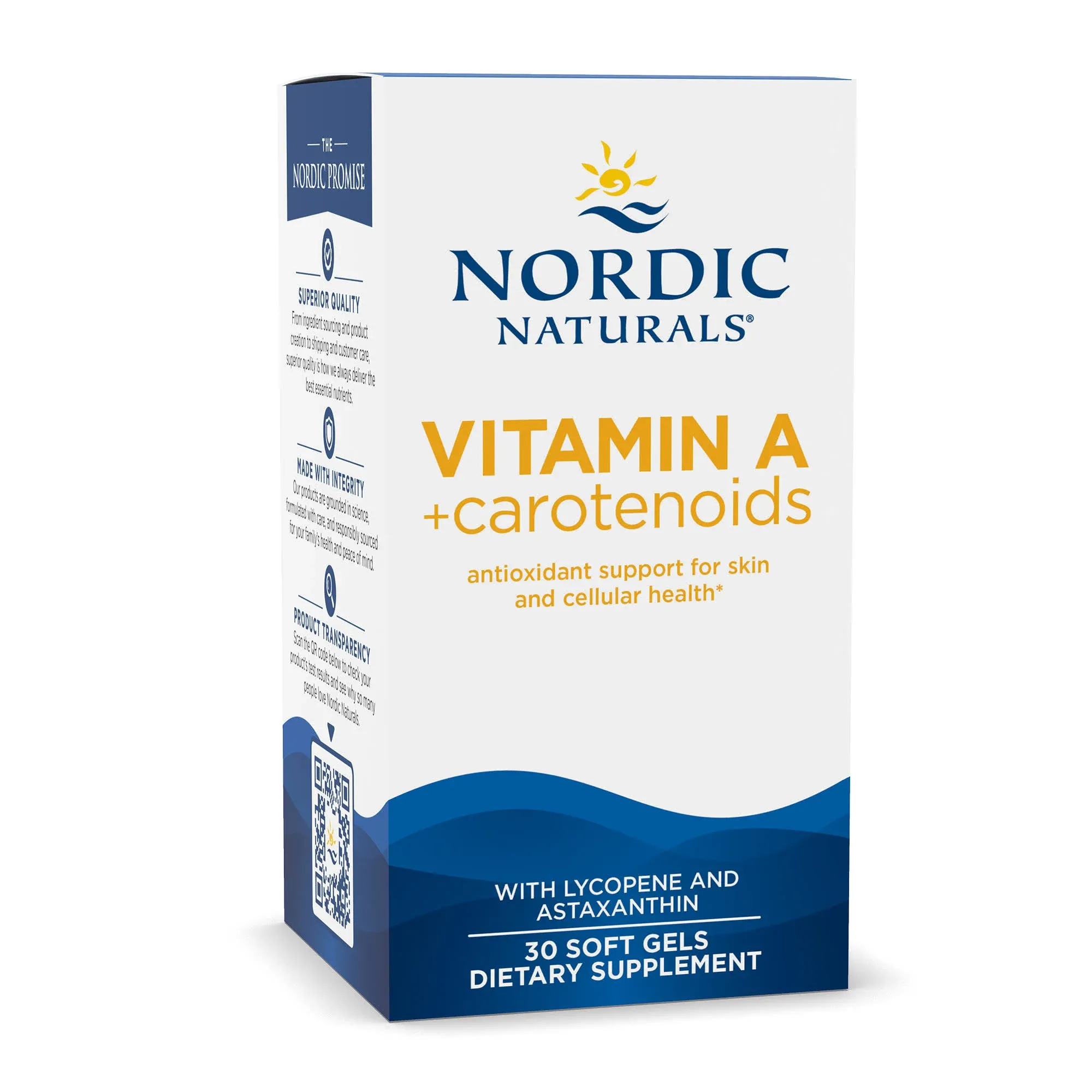 Nordic Naturals Vitamin A + Carotenoids - 30 Softgels