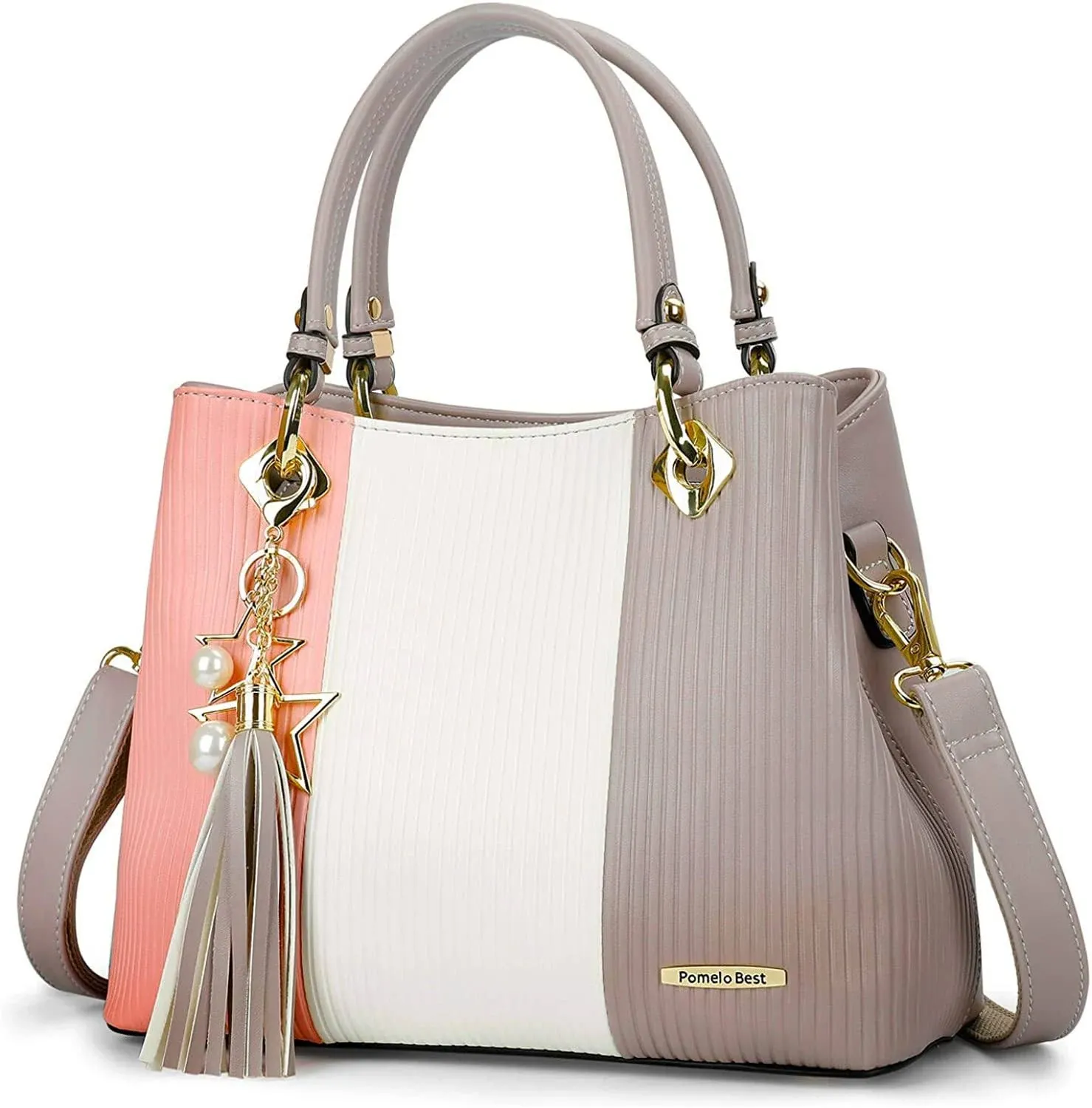 Handbags for Women with Multiple Internal Pockets in Pretty Color Combination