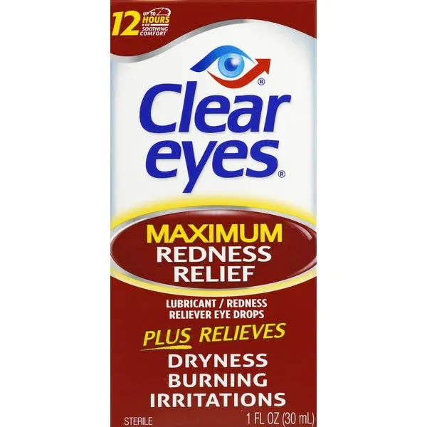 Clear Eyes Maximum Redness Relief Eye Drops