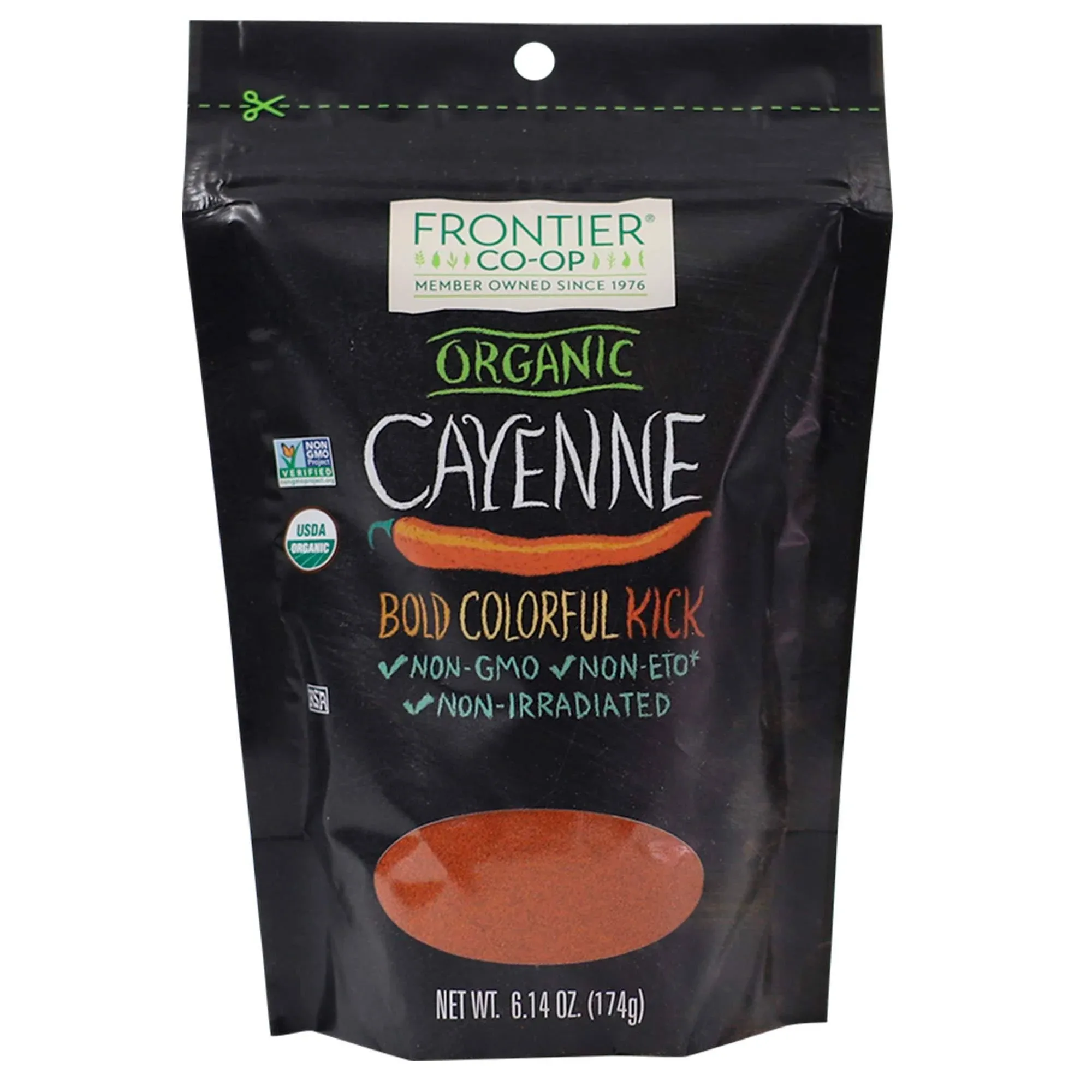 Frontier Co-op Cayenne, Ground, Organic 6.14 oz