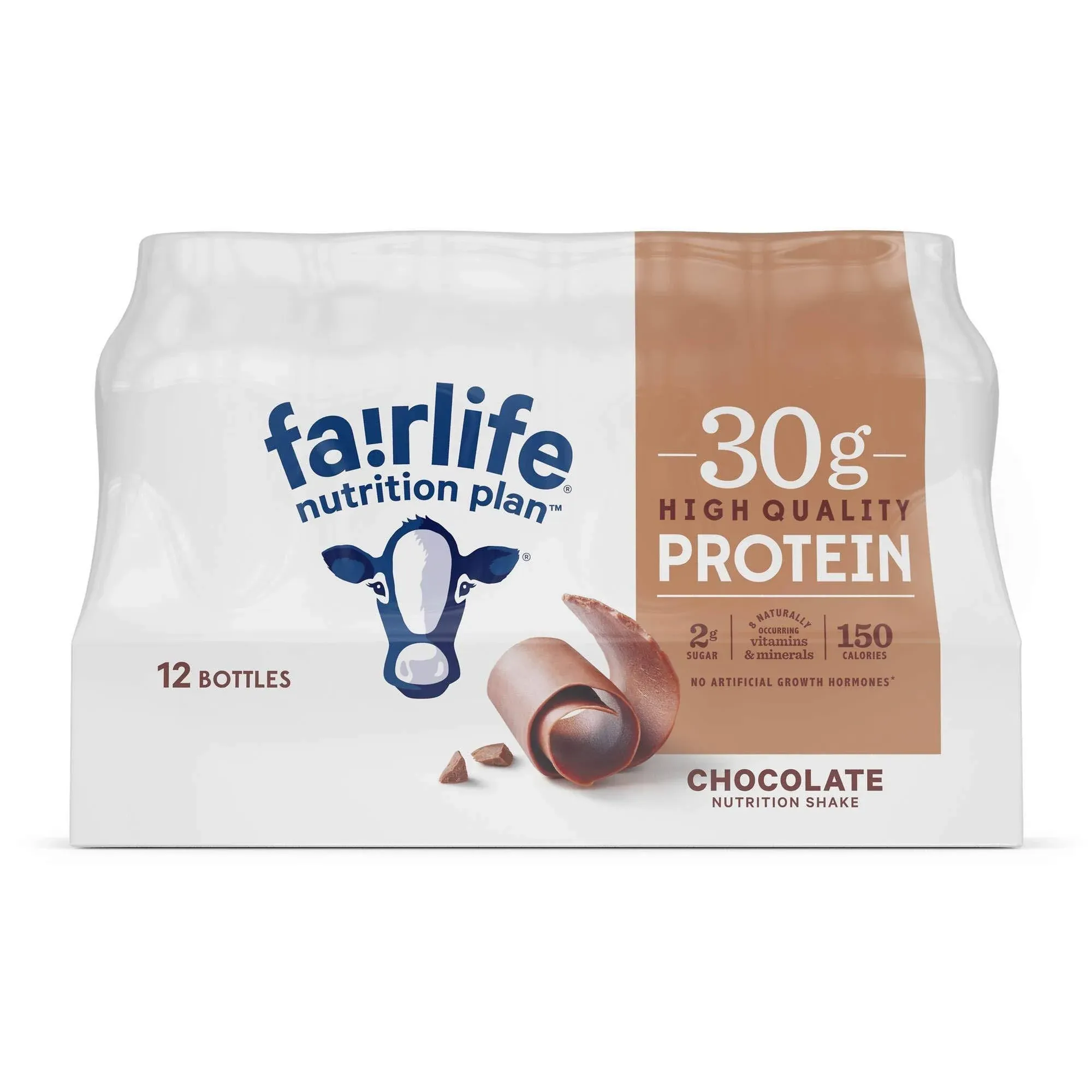 Fairlife Nutrition Plan Botellas de Vainilla 11.5 fl oz, Paquete de 4