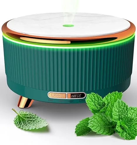 Essential Oil Diffuser for Home, Diffusers for Essential Oils Large Room, 500ml Aromatherapy Diffuser, 7 Colors Changed