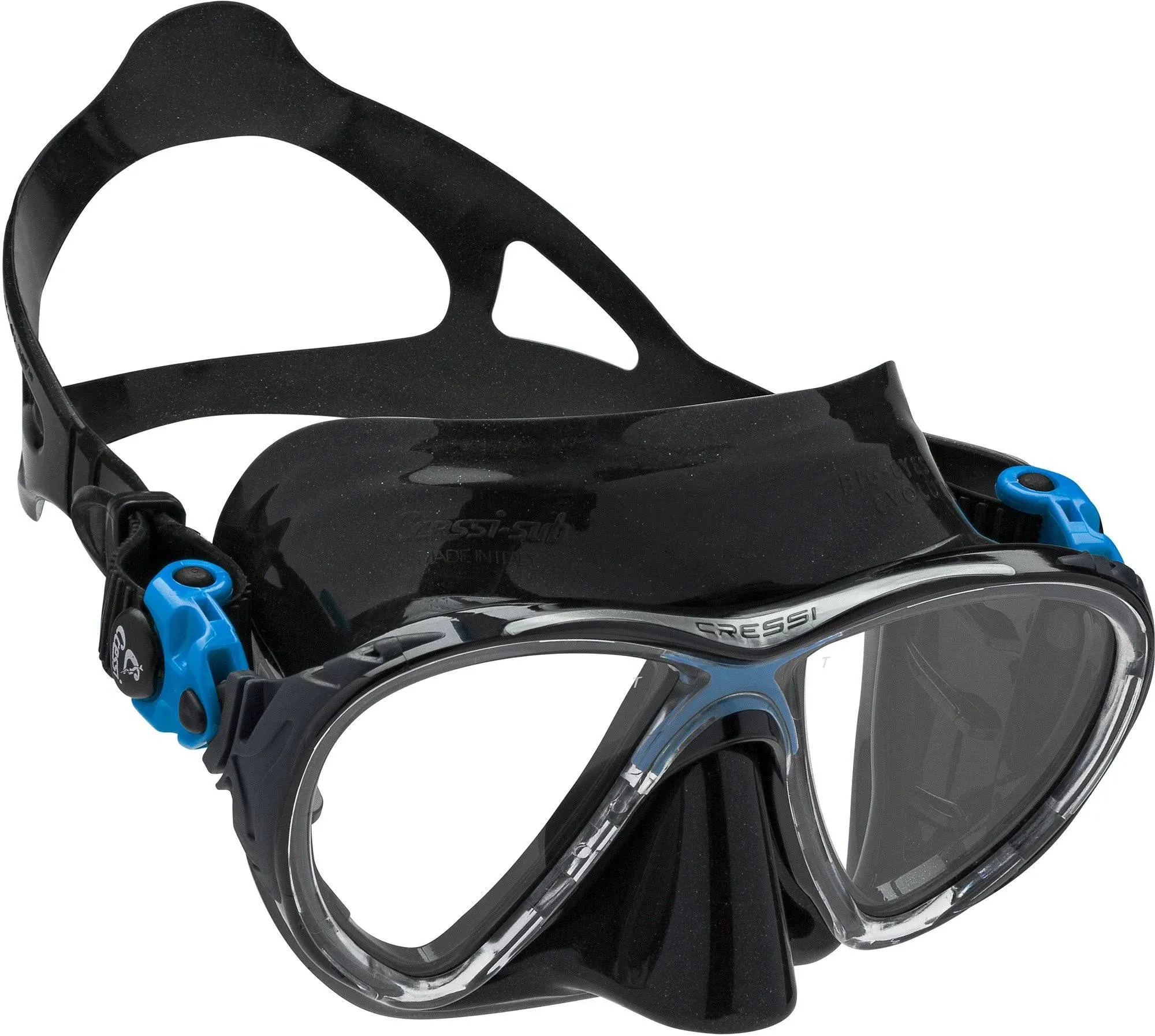 Cressi Big Eyes Evolution Mask (Black / Blue)