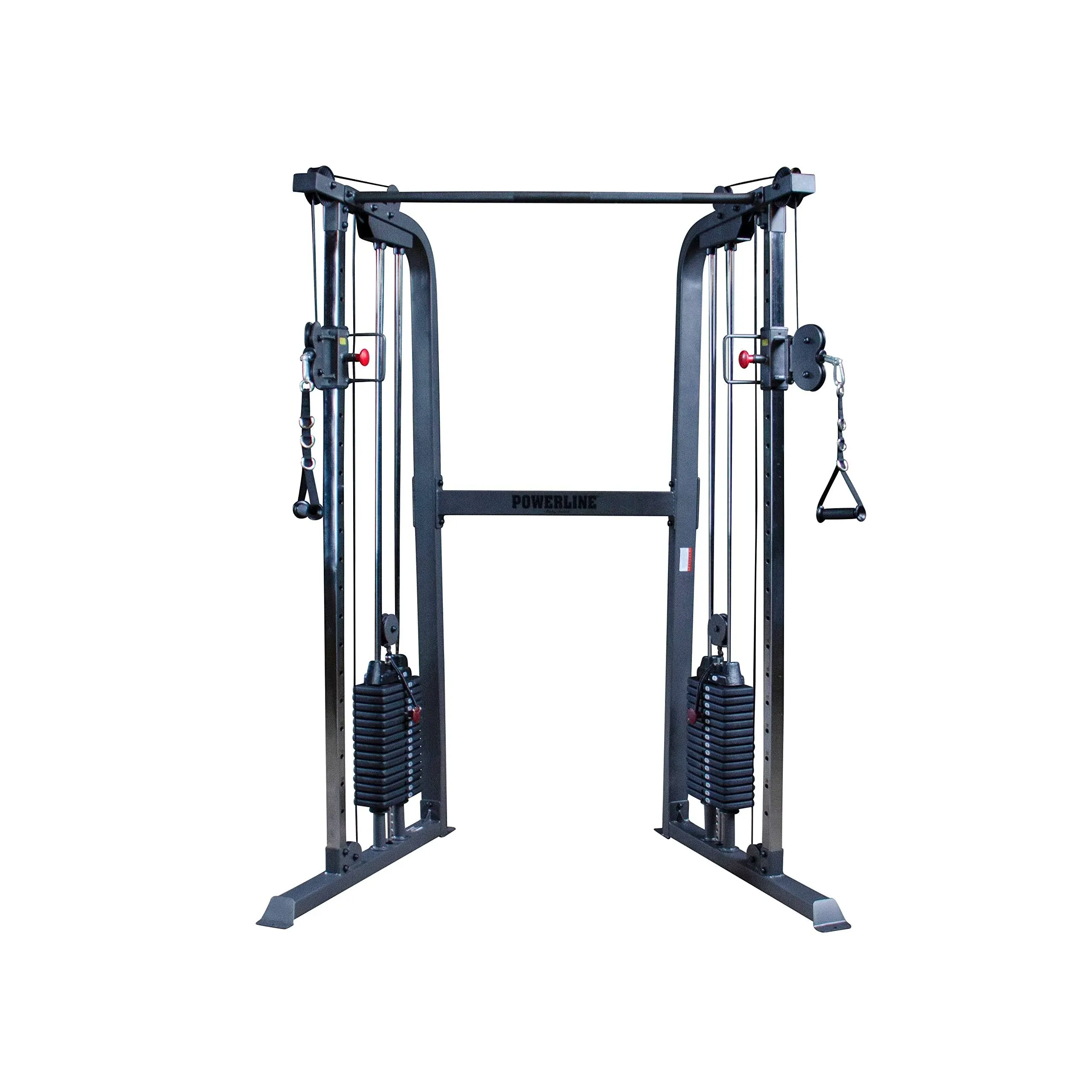 Body-Solid Powerline PFT100 Functional Trainer Cable Machine, Dual 210 lb. Weight ...