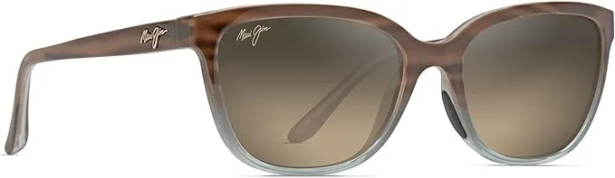 Maui Jim HONI HCL Bronze Polarized Women Sunglasses HS758-22B Sandstone Blue