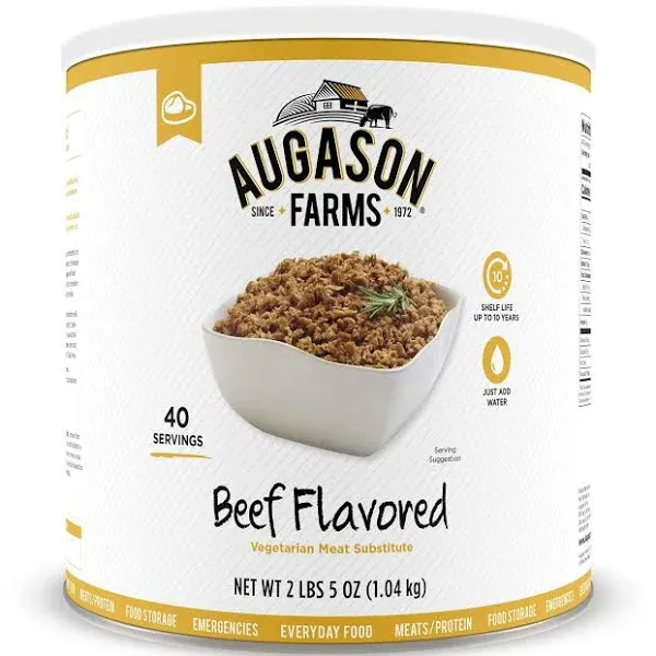 Augason Farms Beef Flavored Vegetarian Meat Substitute