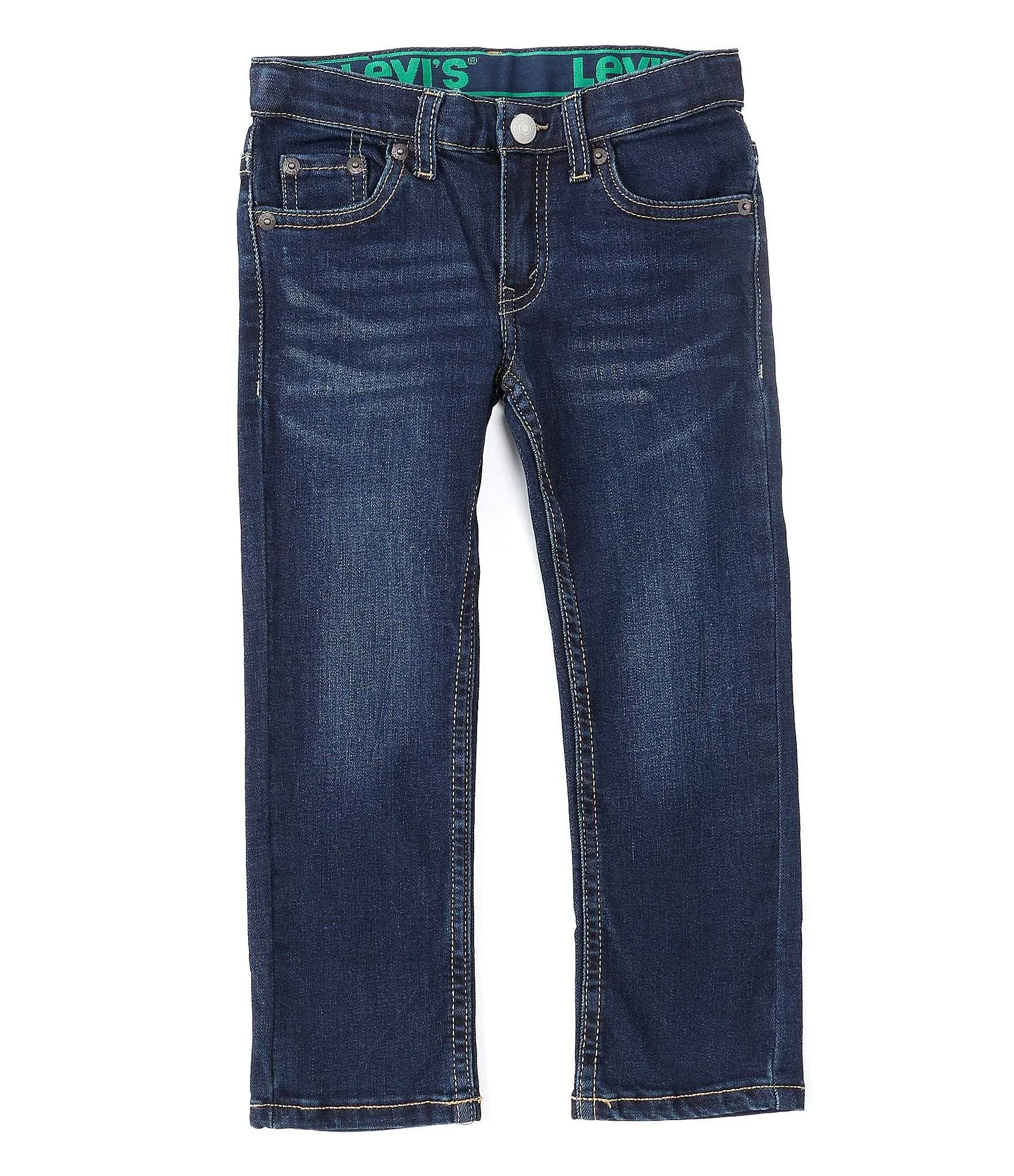 Levi's Boys' 511 Slim Fit Performance Jeans, Resilient Blue, 4T