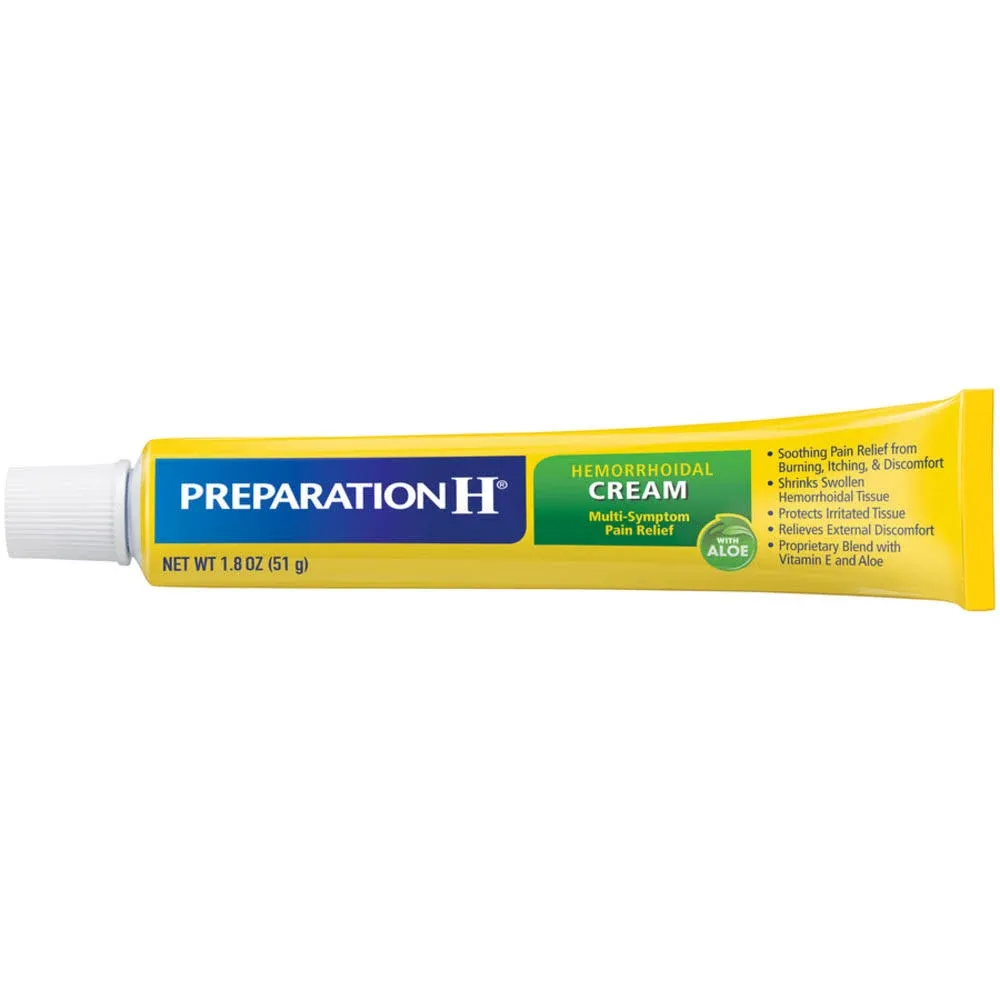 Preparation H Hemorrhoidal Cream - 1 tube, 1.8 oz