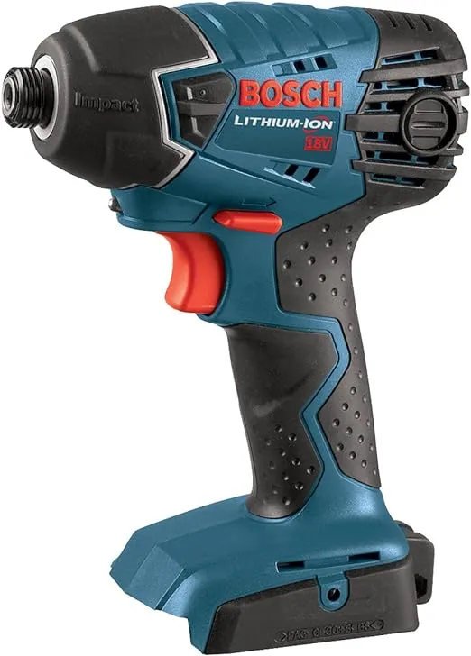 BOSCH Bare-Tool 25618B 18-Volt Lithium-Ion 1/4-Inch Hex Impact Driver,Blue