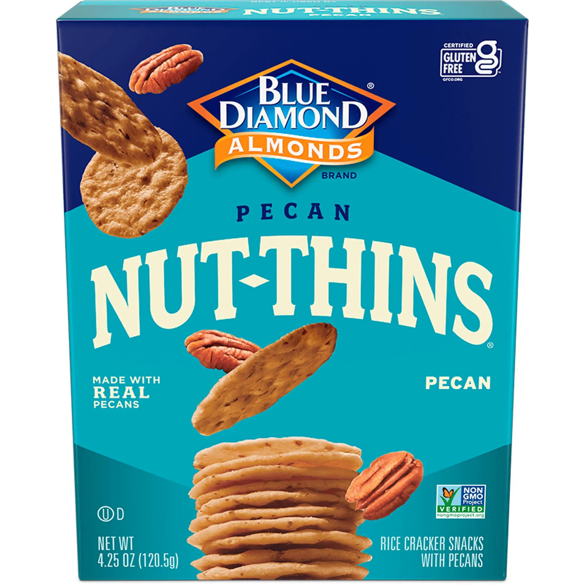 Blue Diamond Nut-Thins Crackers, Pecan - 4.25 oz