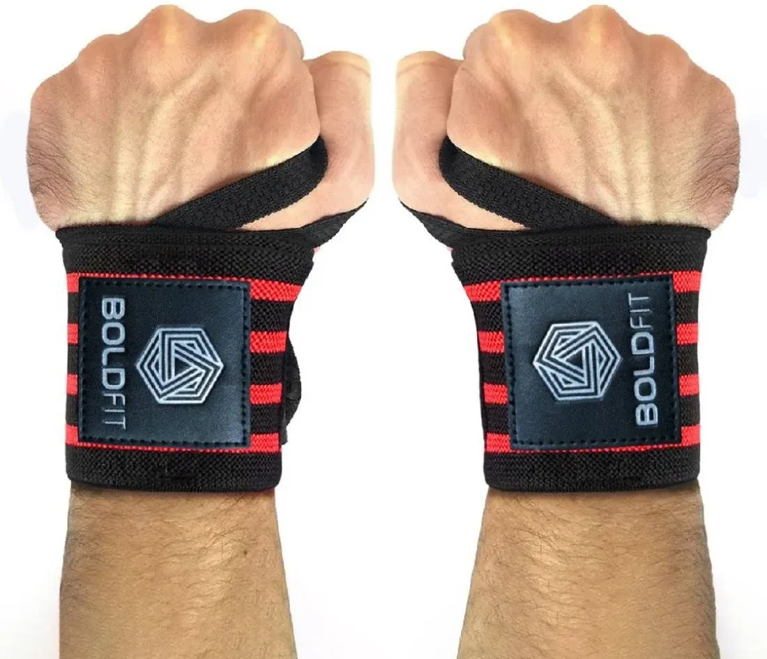 Wrist Supporter for Gym Wrist Band for Men Gym &amp; Women with Thumb Loop Straps -