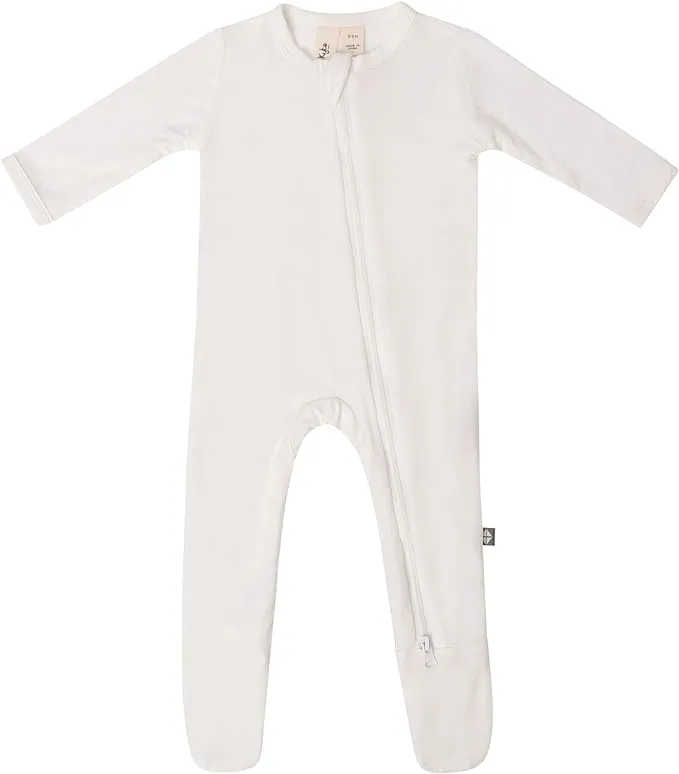 Kyte Baby Zippered Footie - Cloud 0-3M