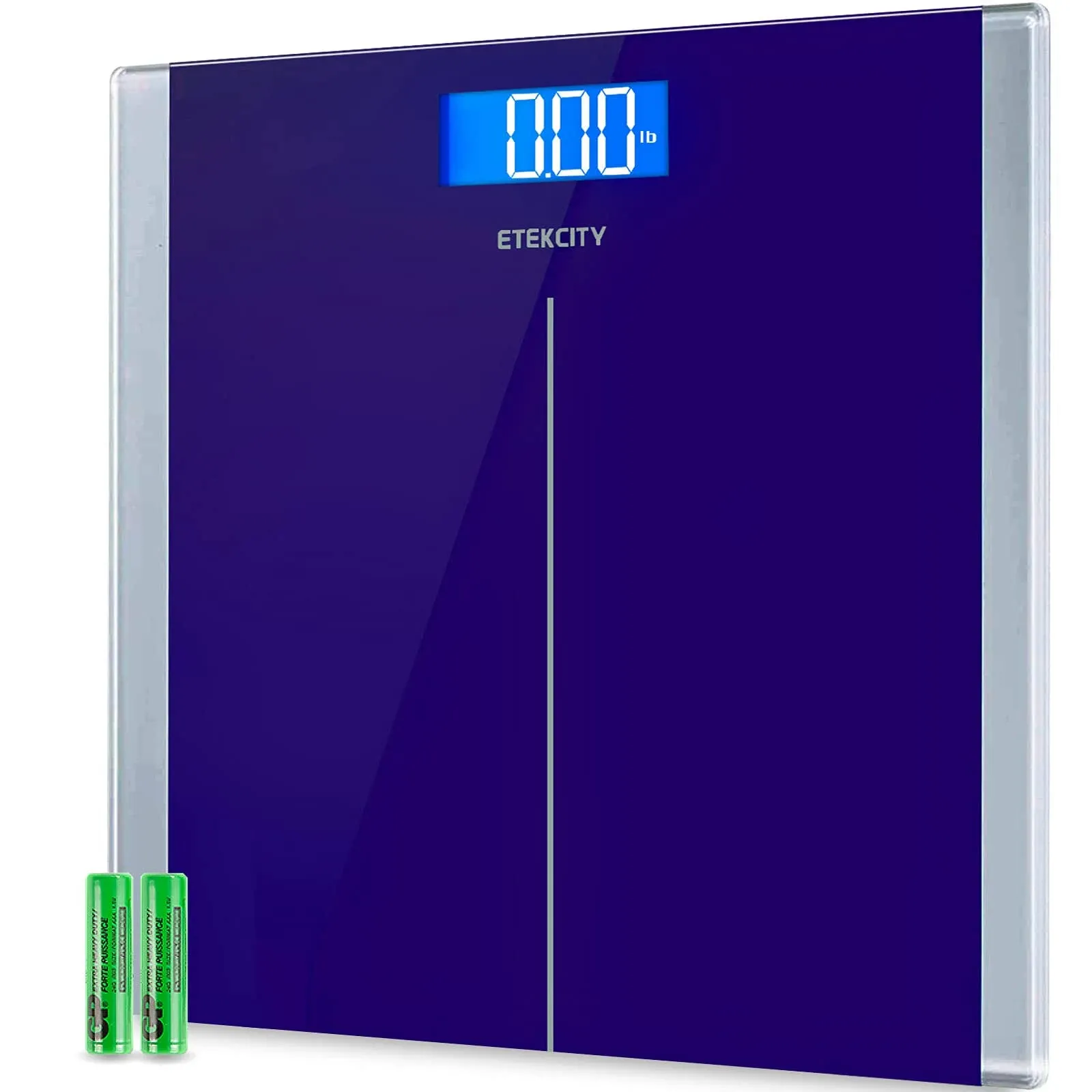 Etekcity Digital Body Weight Bathroom Scale with Step-On Technology, 400 Lb, Blue