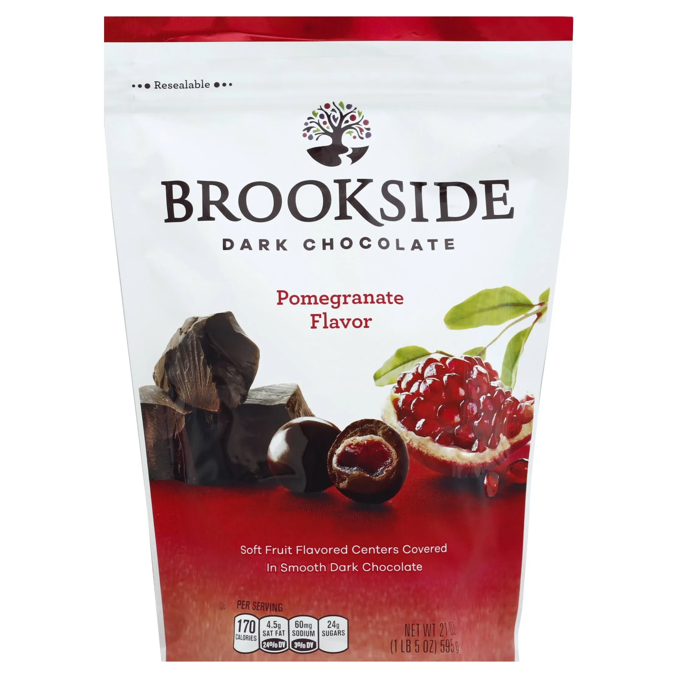 Brookside Dark Chocolate, Pomegranate Flavor - 21 oz