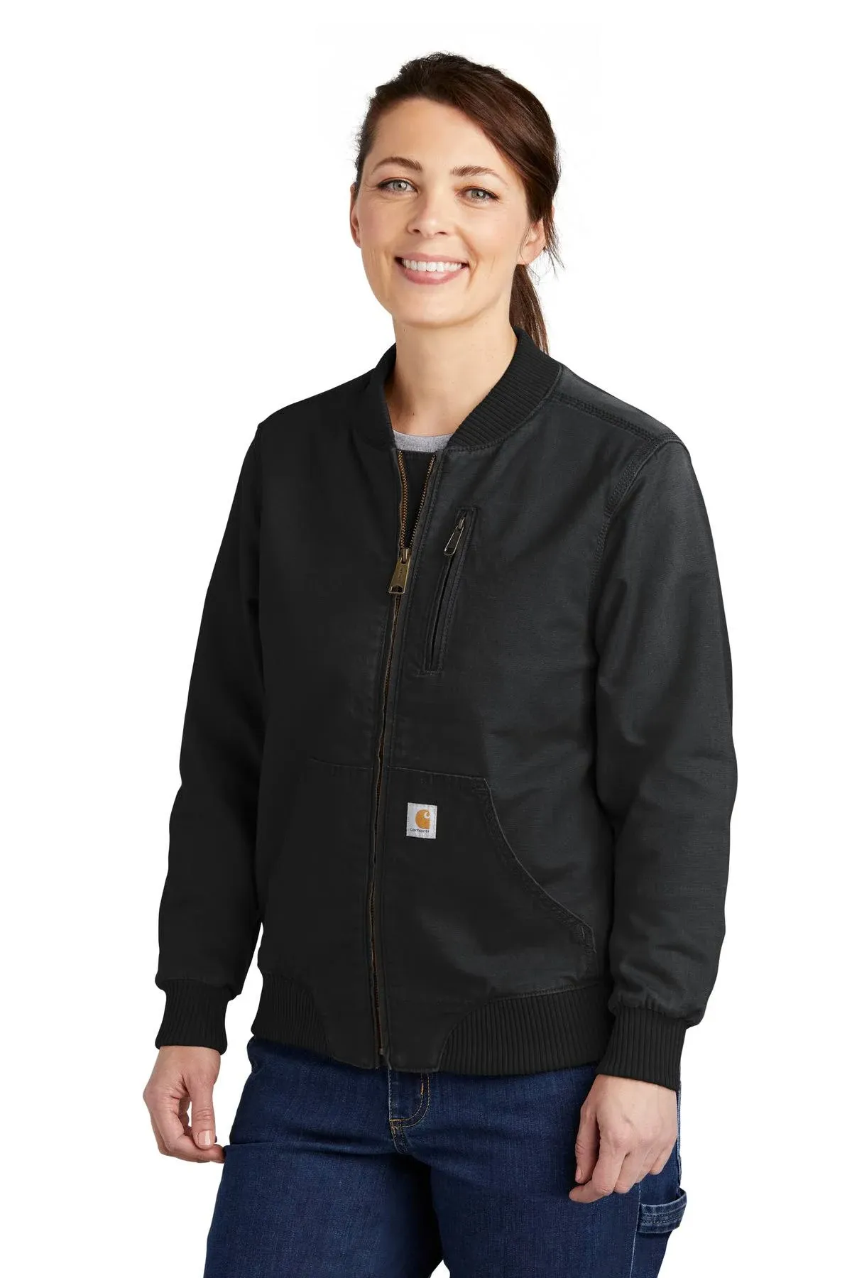 Carhartt Women's Rugged Flex Crawford Jacket (Black) 2XL