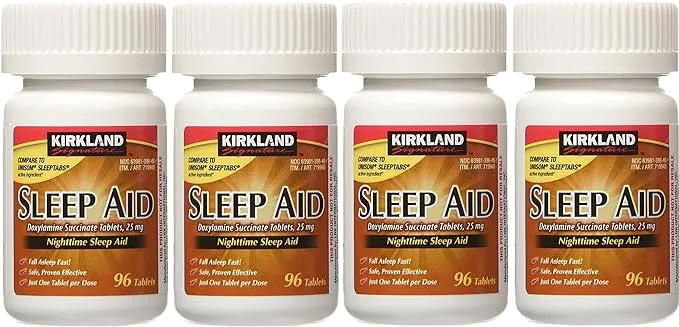 Sleep Aid Succinate 25 Mg 4 Bottles X 96 Tabs