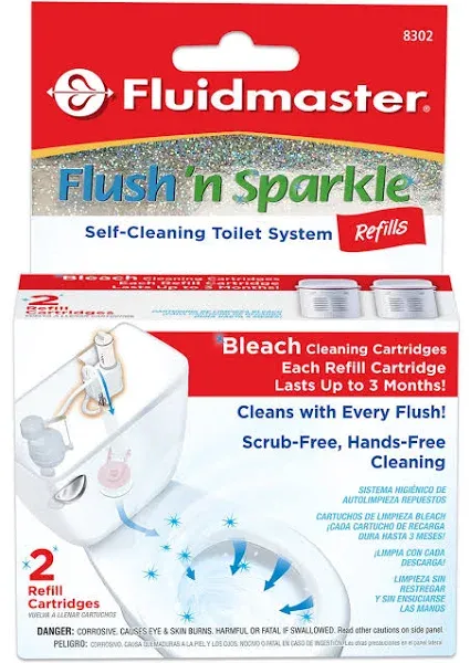 Fluidmaster 8302p8 Flush N Sparkle Bleach