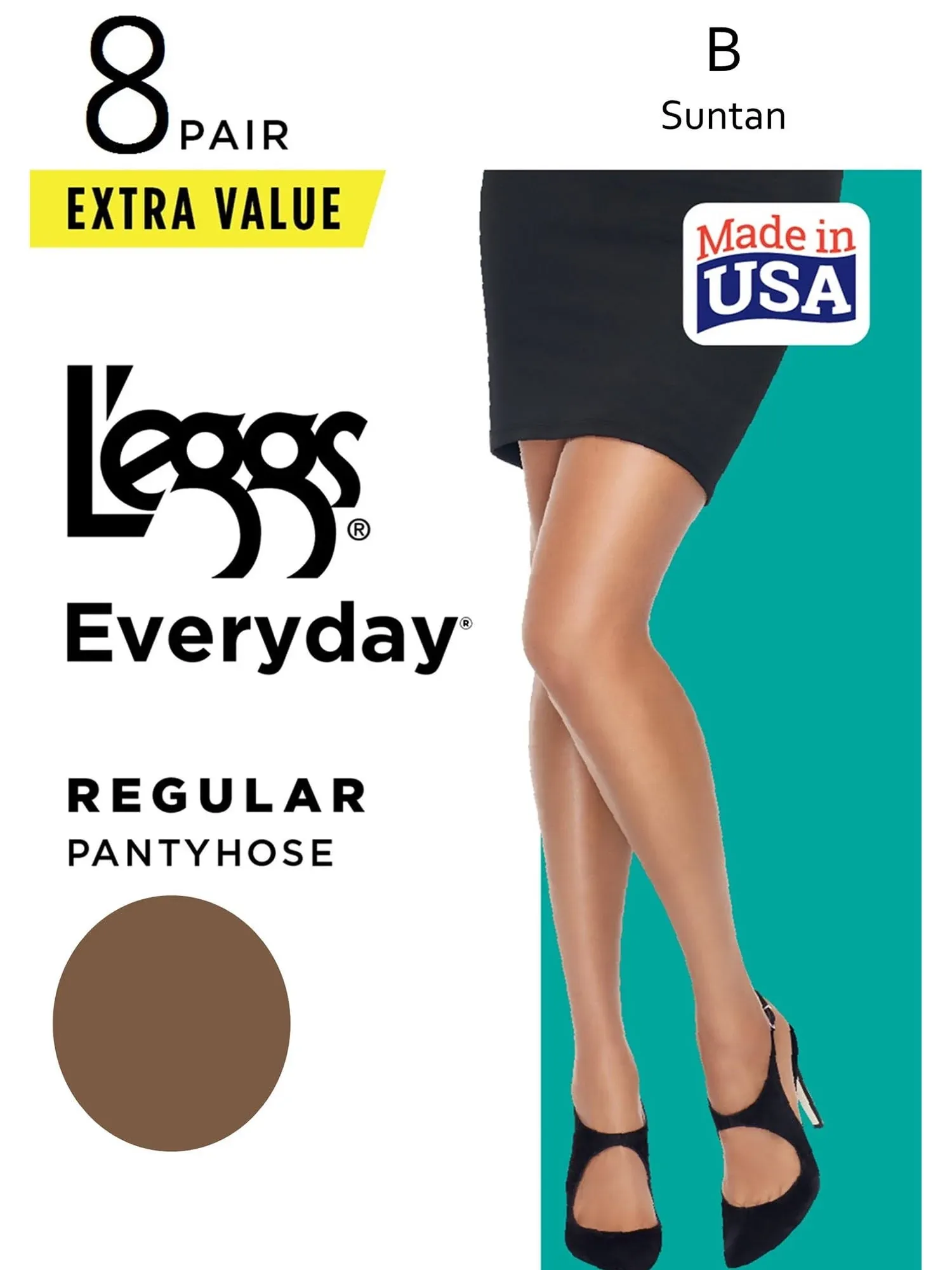 L'eggs Women's Everyday Regular Pantyhose