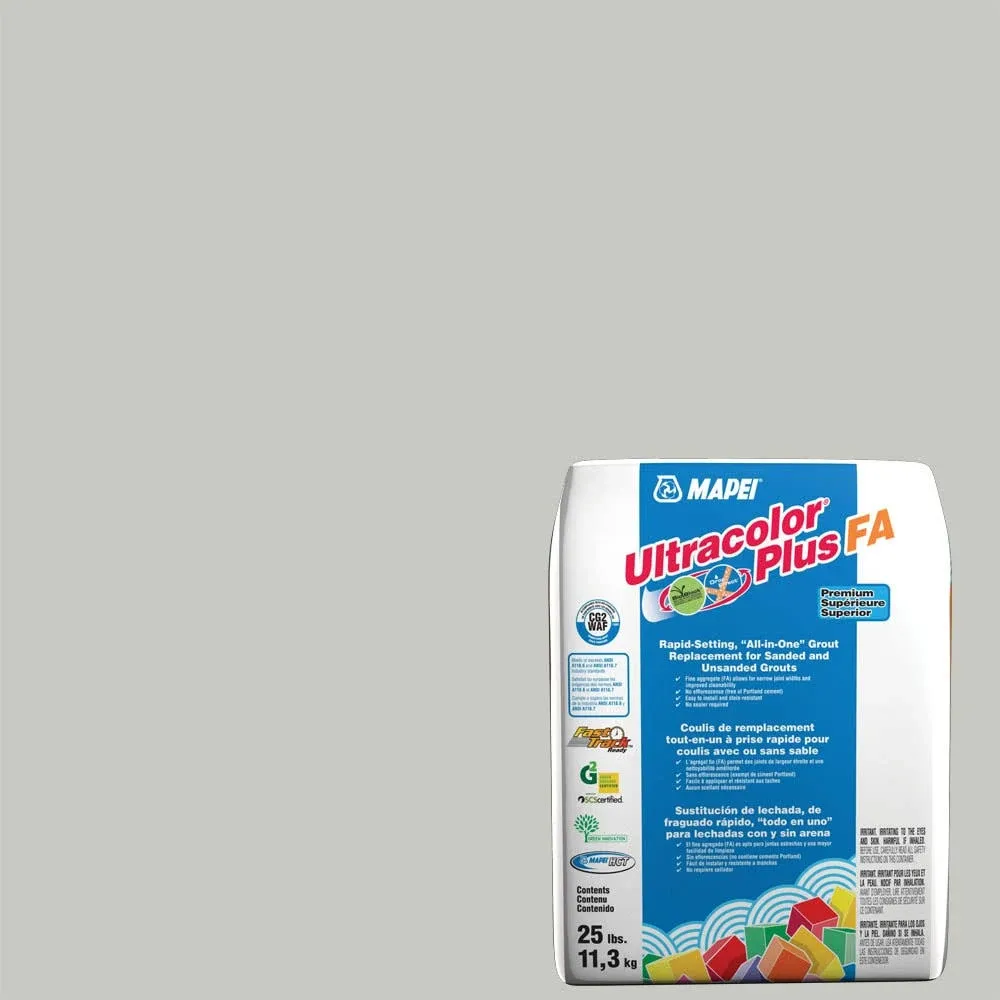 Mapei Ultracolor Plus Fa 25-lb Warm Gray All-in-One Grout