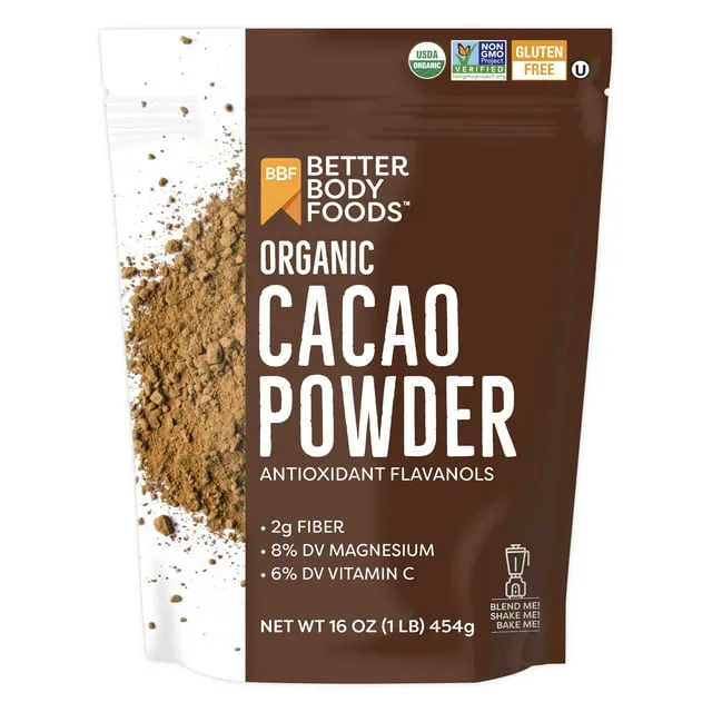 Betterbody Foods Organic Cacao Powder 16 oz