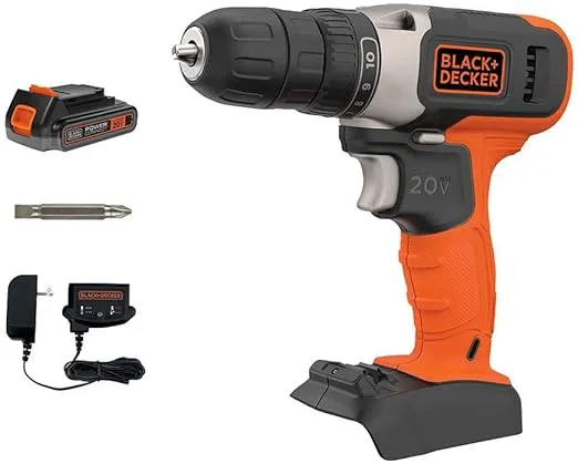 BLACK+DECKER - 20V Max Cordless Drill (BCD702C1)