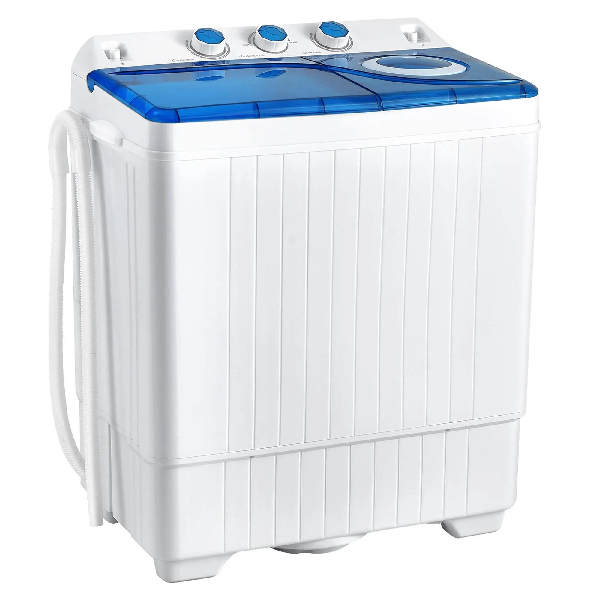 26lbs Portable Semi-automatic Twin Tub Washing Machine