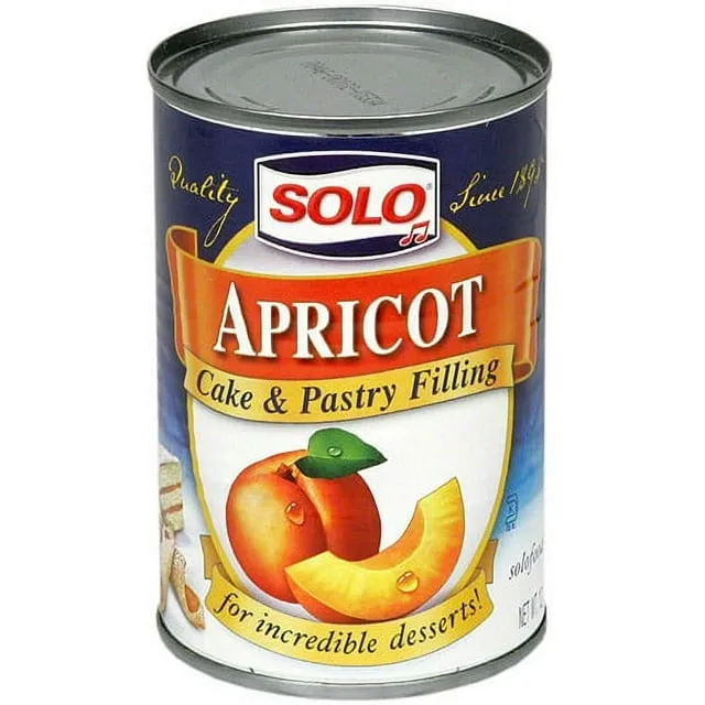 Solo Apricot Filling  12 oz (Pack of 6)