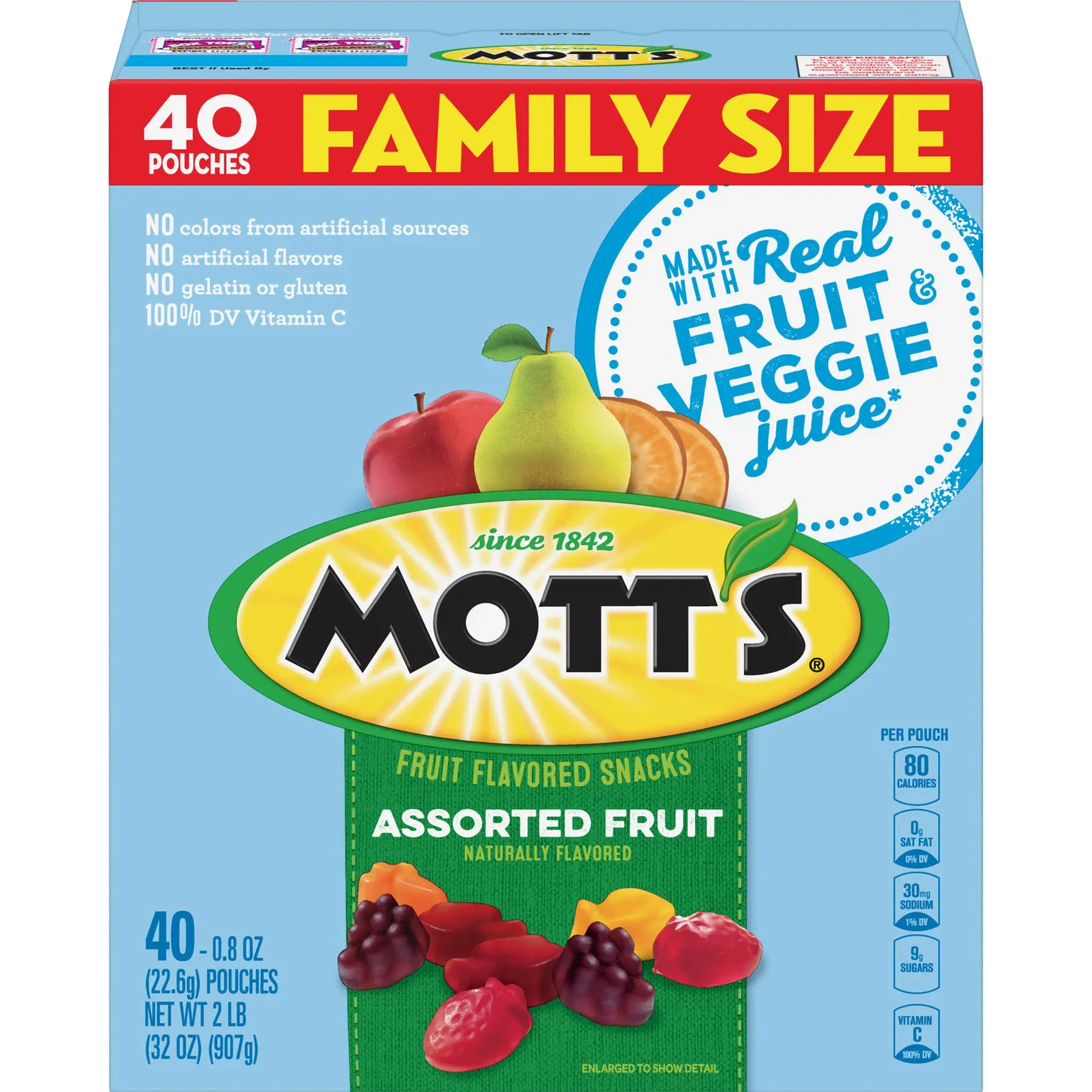 Mott's Fruit Flavored Snacks Assorted Fruit