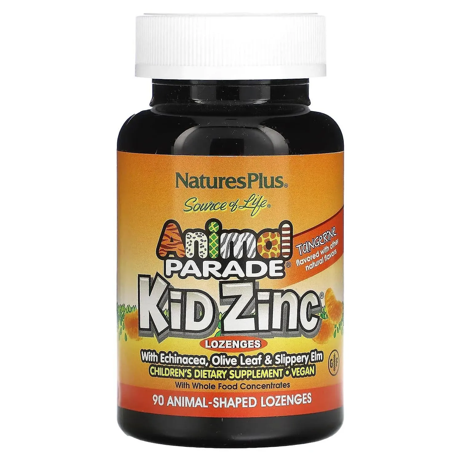 Nature S Plus Animal Parade KidZinc 90 Lozenges